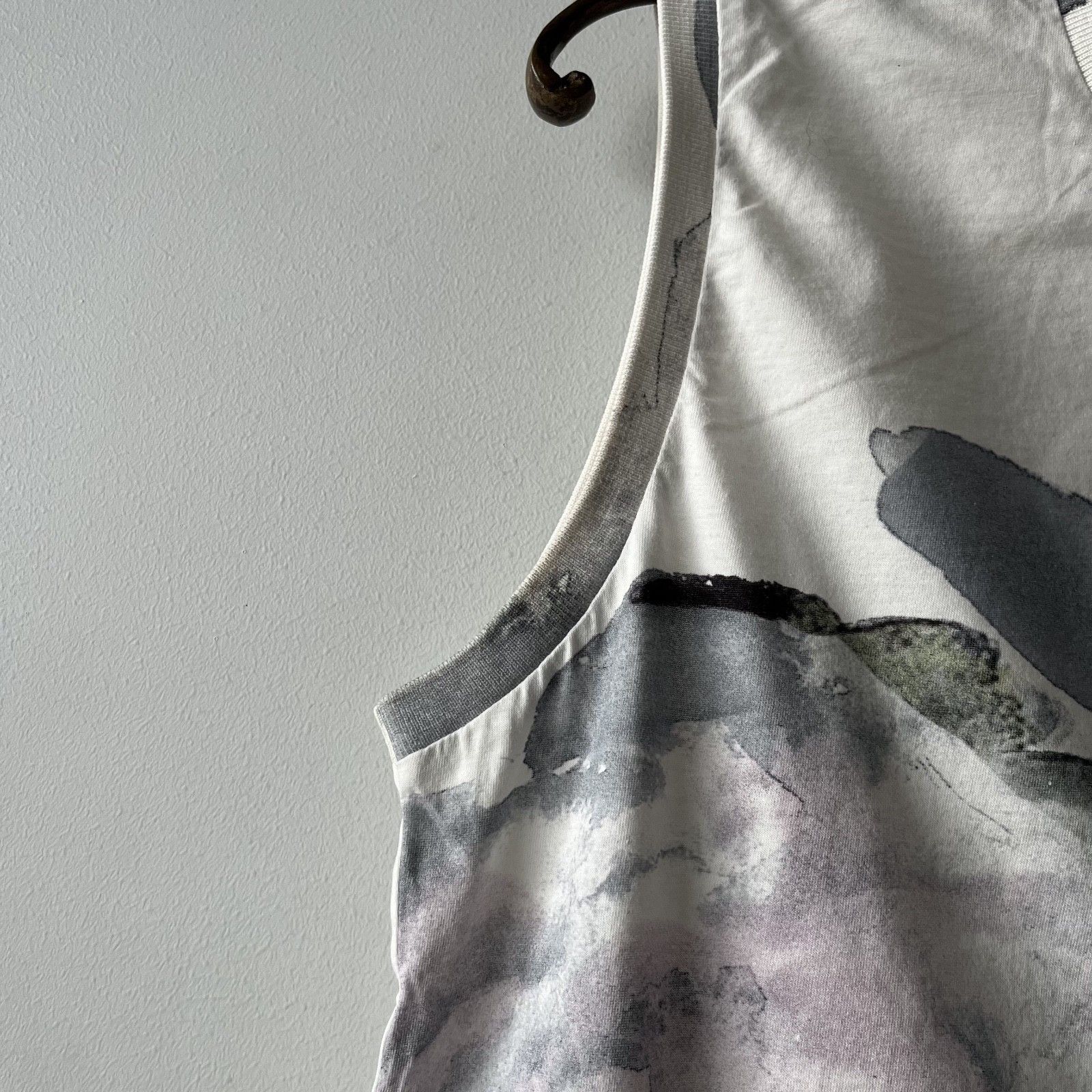 Acne Studios Acne Studios Zone Merci Printed Tank Top Abstract Floral Size M / US 6-8 / IT 42-44 - 8 Thumbnail