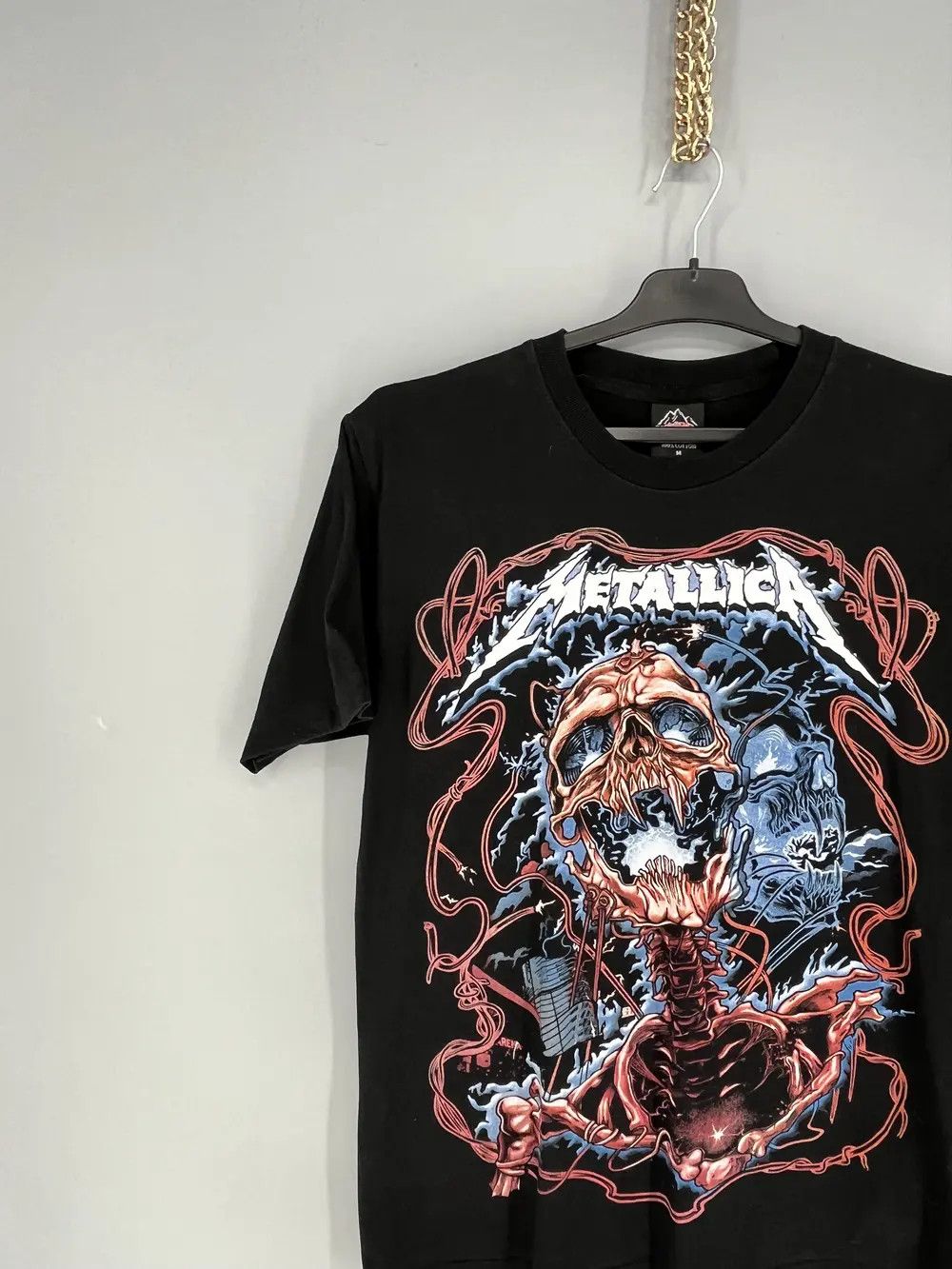 Band Tees Vintage 90s Metallica Birmingham England Concert TShirt Size US M / EU 48-50 / 2 - 4 Thumbnail
