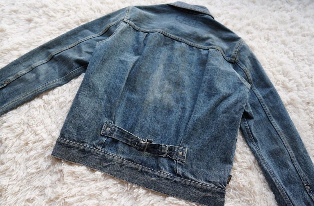 Neighborhood NEIGHBORHOOD Stockman 17AW Denim Distressed Oil Splash S Size US S / EU 44-46 / 1 - 2 Thumbnail