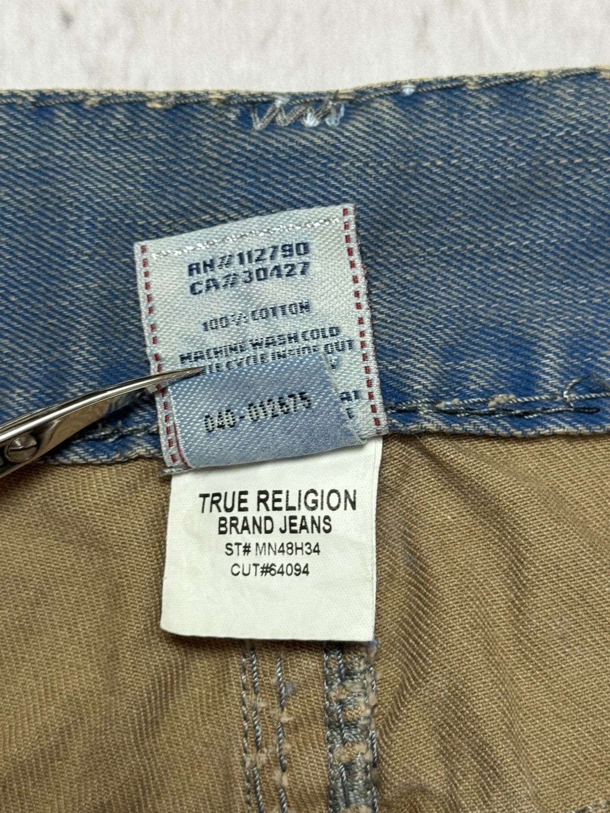 True Religion True Religion Vintage Ricky Super T Distressed Y2K Jeans Size US 36 / EU 52 - 14 Thumbnail