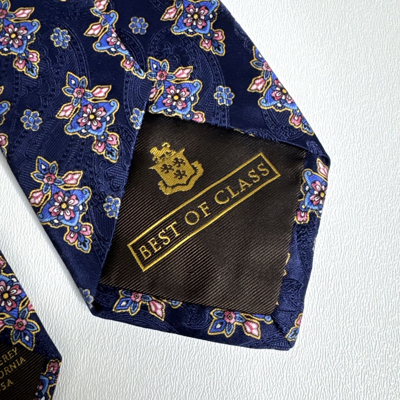 Robert Talbott Robert Talbott Tie Silk Multicolor Hand Sewn Designer Mens USA Best Of Class Dress Size ONE SIZE - 4 Thumbnail