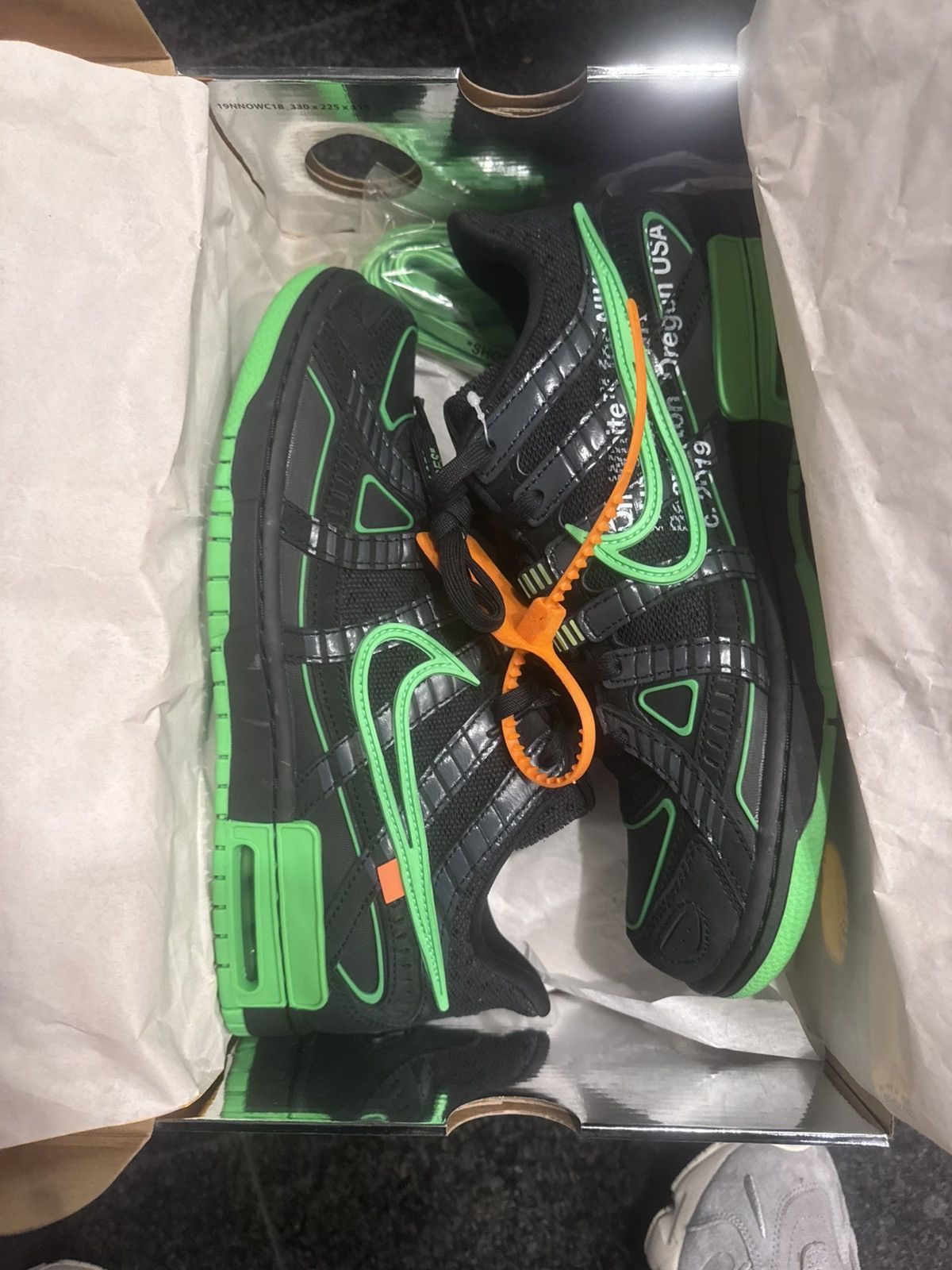Nike × Off-White Offwhite green strike size 9.5 og all worn 1x Size US 9.5 / EU 42-43 - 1 Thumbnail