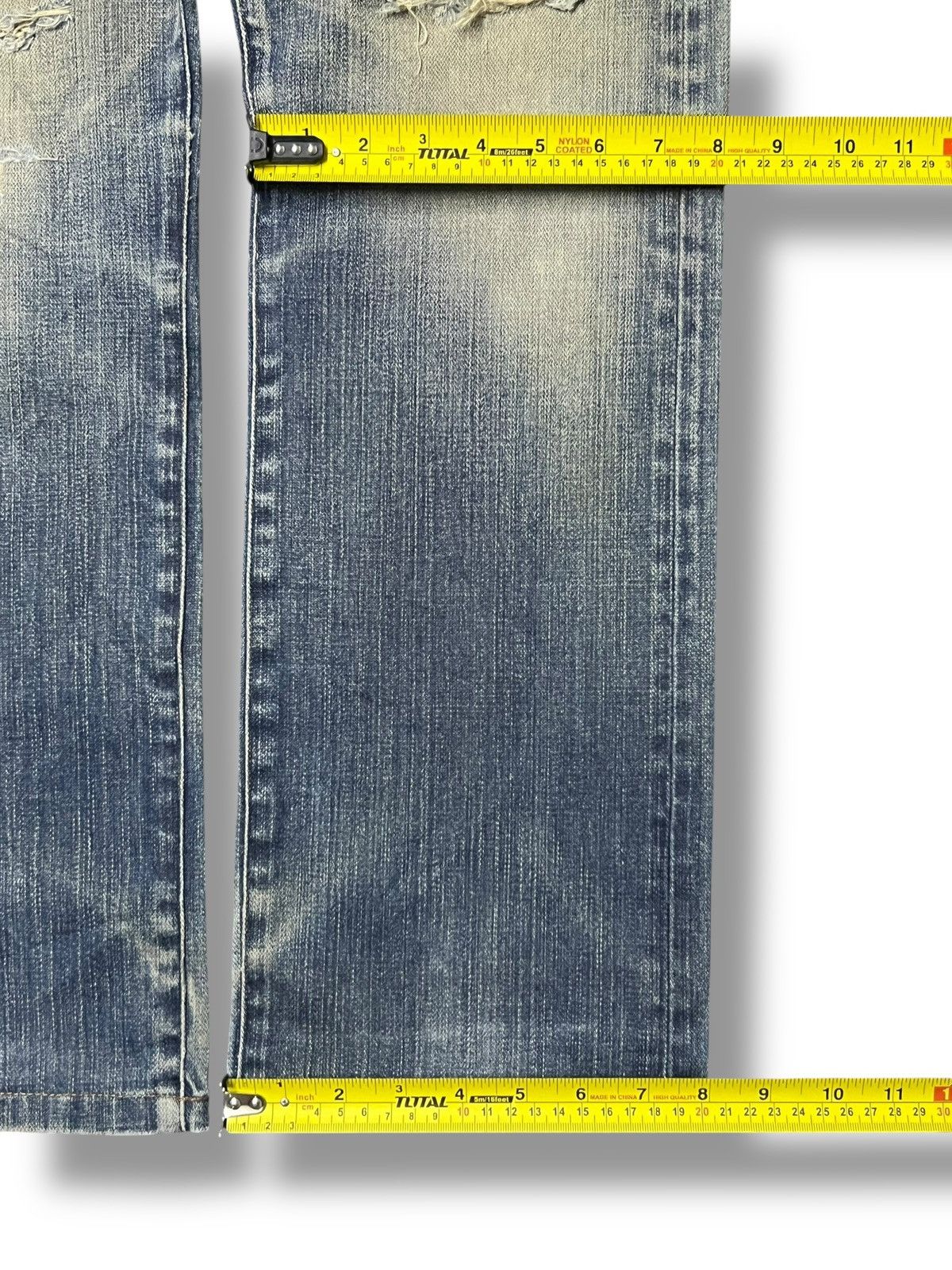 Levi's Vintage Levi’s 505 Premium - Faded Mud Wash,Distressed Denim Size US 30 / EU 46 - 20 Thumbnail