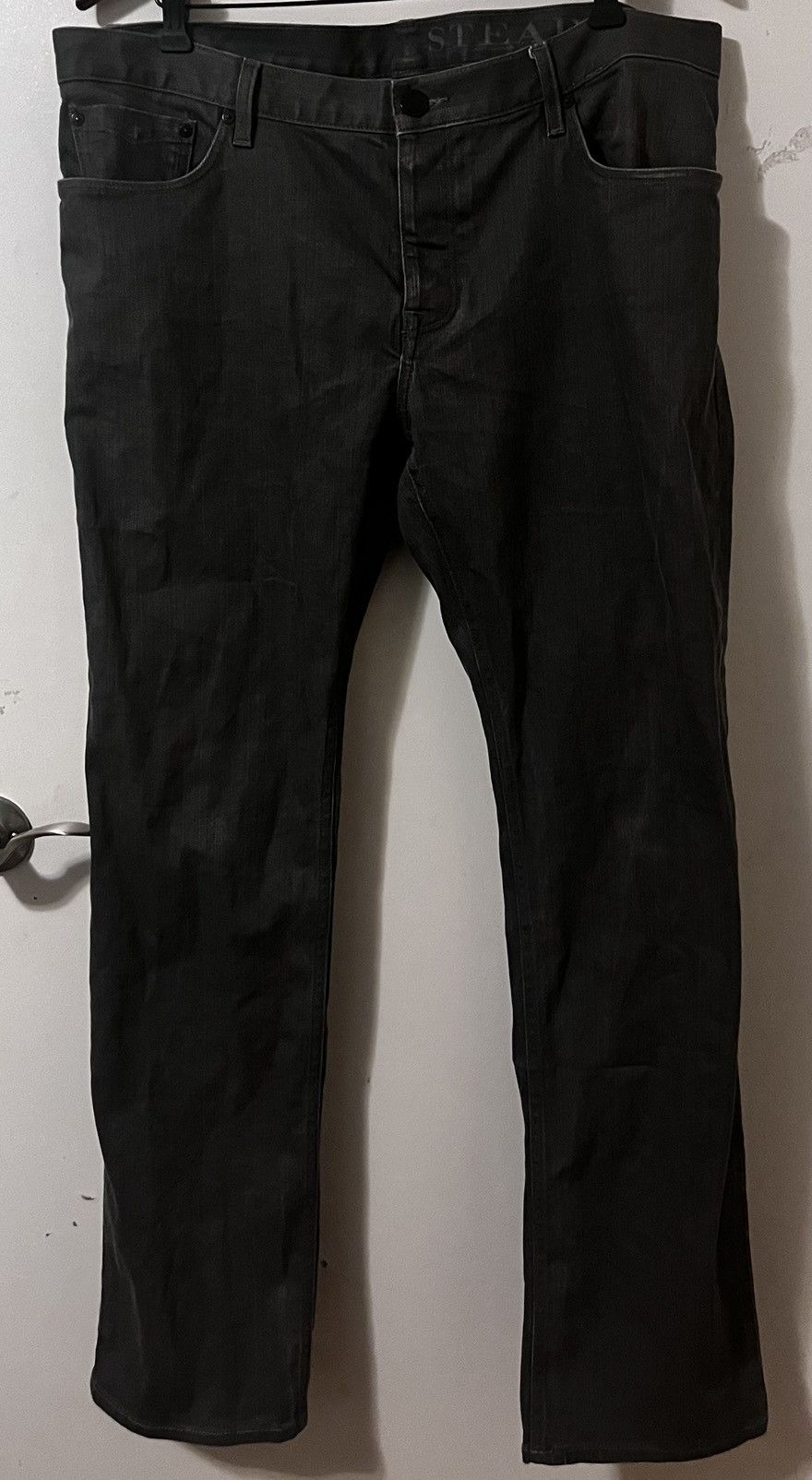 Burberry × Burberry Prorsum Burberry Grey Steadman Slim-Fit Jeans Size 36 Size US 36 / EU 52 - 1 Thumbnail