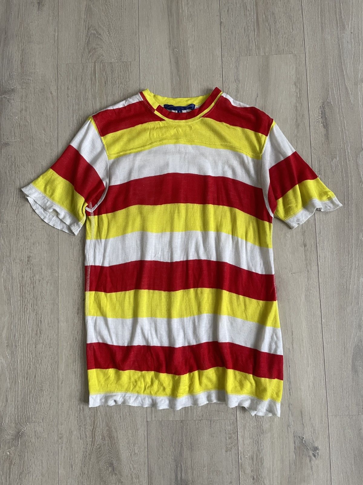 Junya Watanabe Junya Watanabe SS07 striped cotton jersey Size US S / EU 44-46 / 1 - 1 Thumbnail