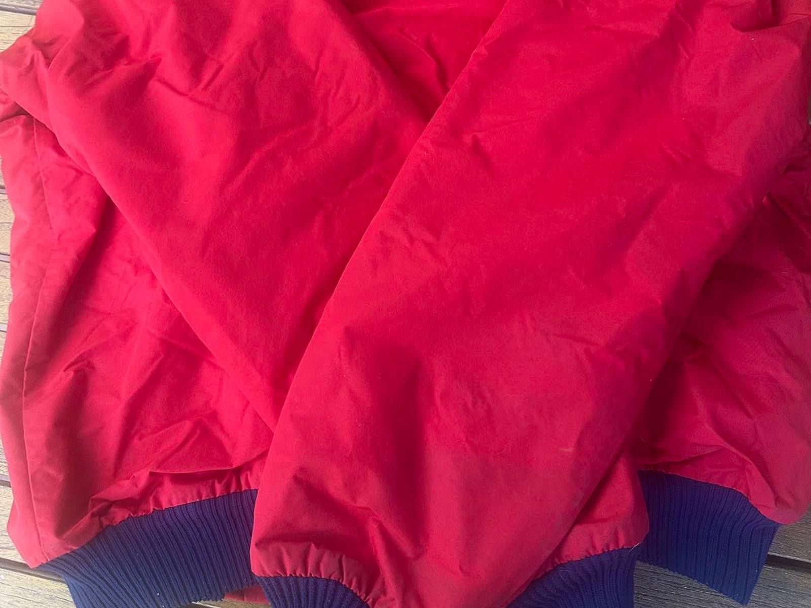 Patagonia Vintage Patagonia Red Bomber Jacket with Navy Fleece Lining Size US L / EU 52-54 / 3 - 7 Thumbnail