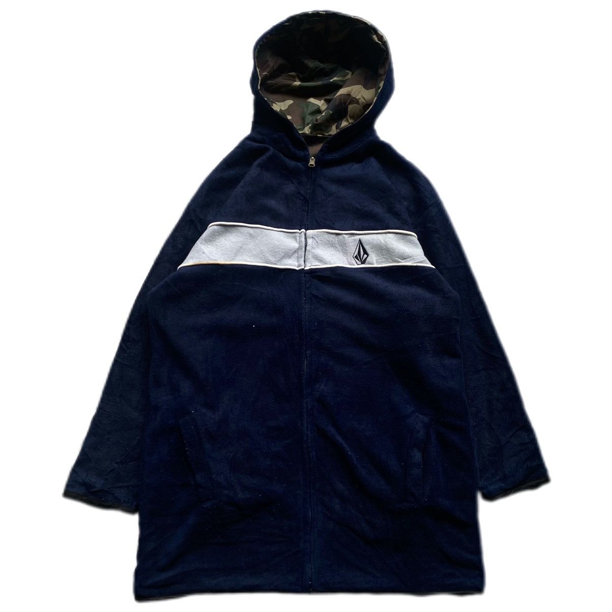 Volcom 🔥VINTAGE VOLCOM FLEECE REVERSIBLE JACKET Size US L / EU 52-54 / 3 - 3 Thumbnail