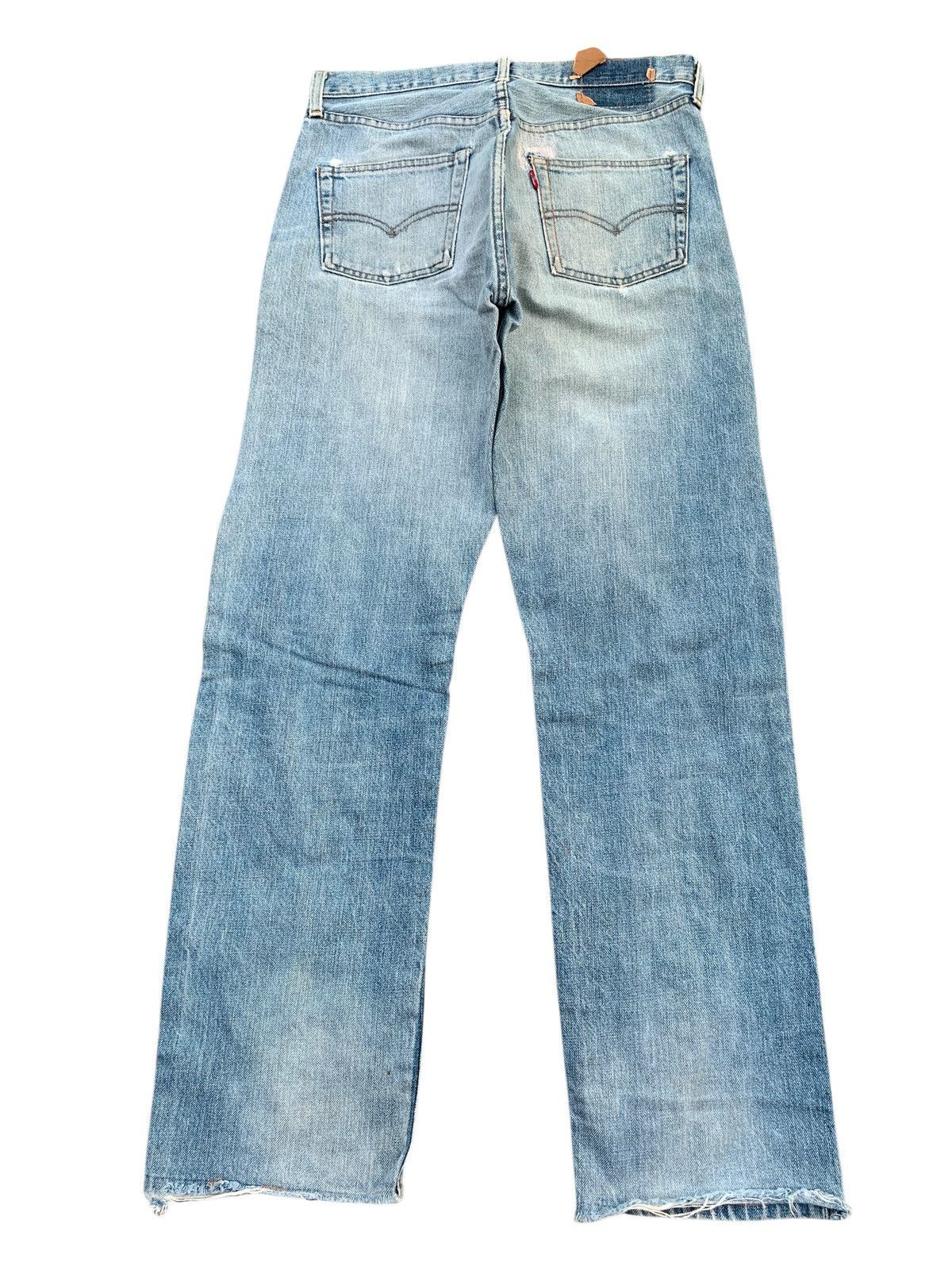 Levi's VINTAGE LEVI'S BIG E 502 TRASHER SELVEDGE DISTRESSED DENIM Size US 31 - 2 Thumbnail