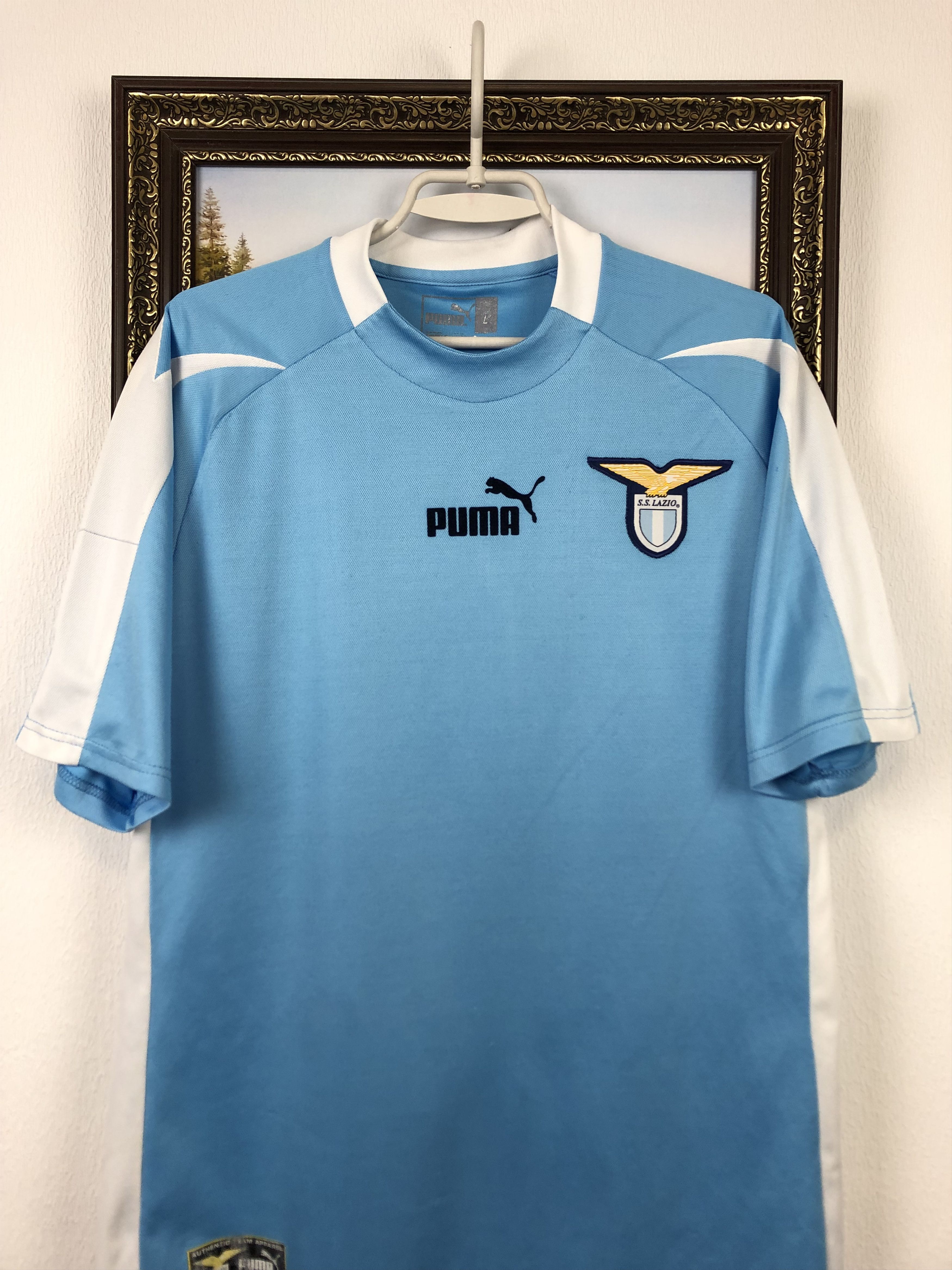 Lazio football shirt 2003 Soccer Puma Maglia Jersey Rare