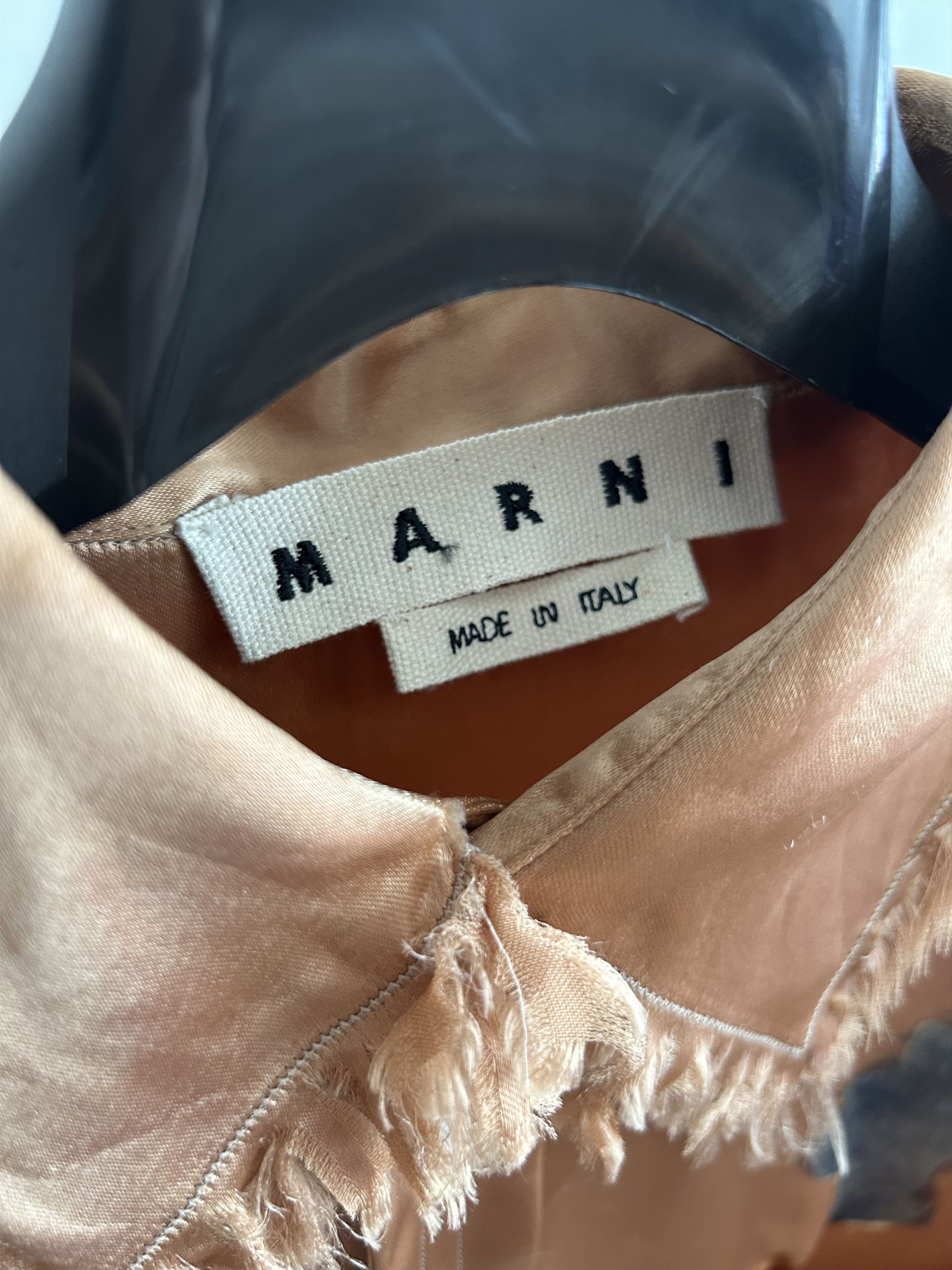 Marni MARNI Pony Hair Print Embroidery Shirt Size US M / EU 48-50 / 2 - 6 Thumbnail