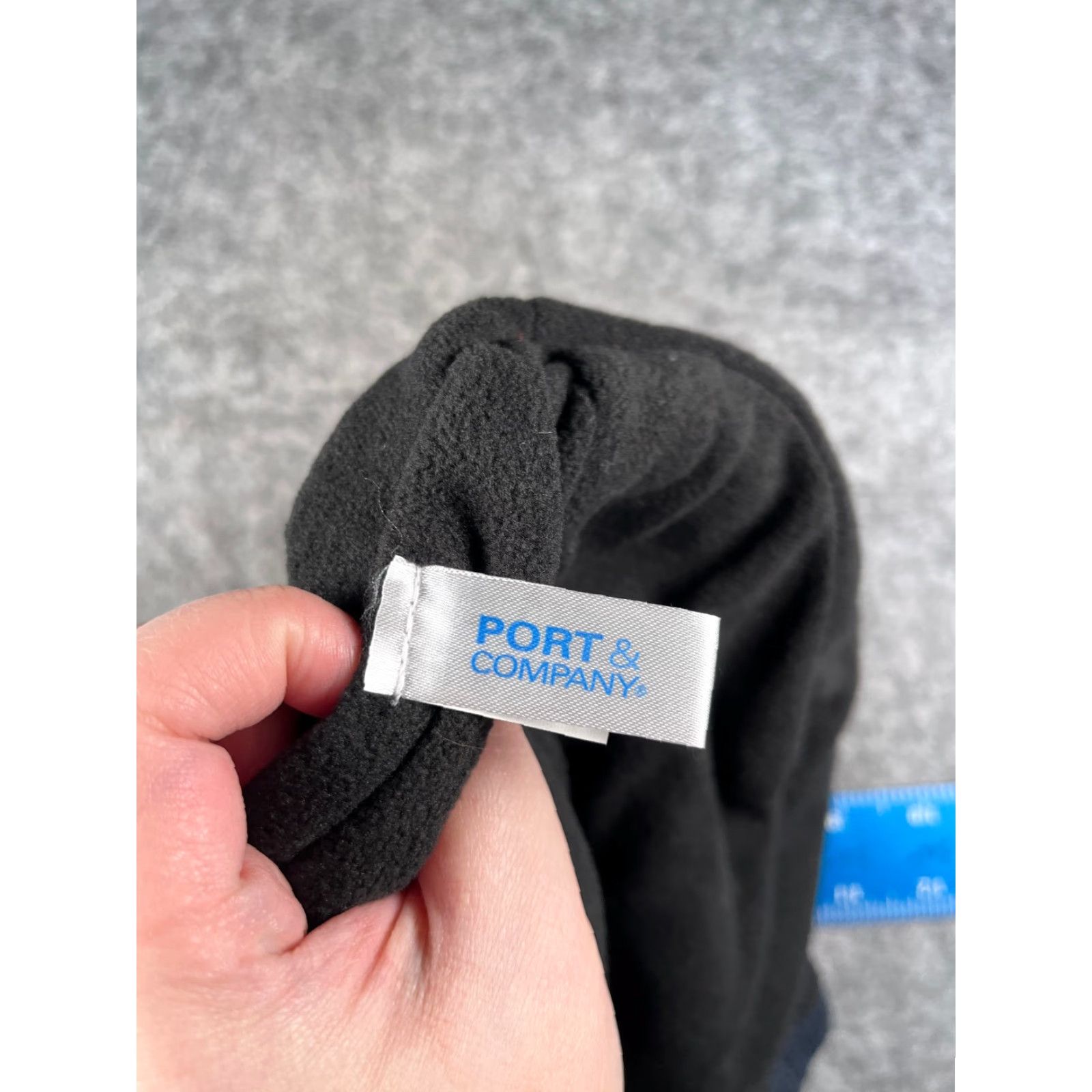 Port & Company Port & Company Beanie Adult One Size Blue Stripe Knit Acrylic Lined Hat/Cap Mens Winter Size ONE SIZE - 7 Thumbnail