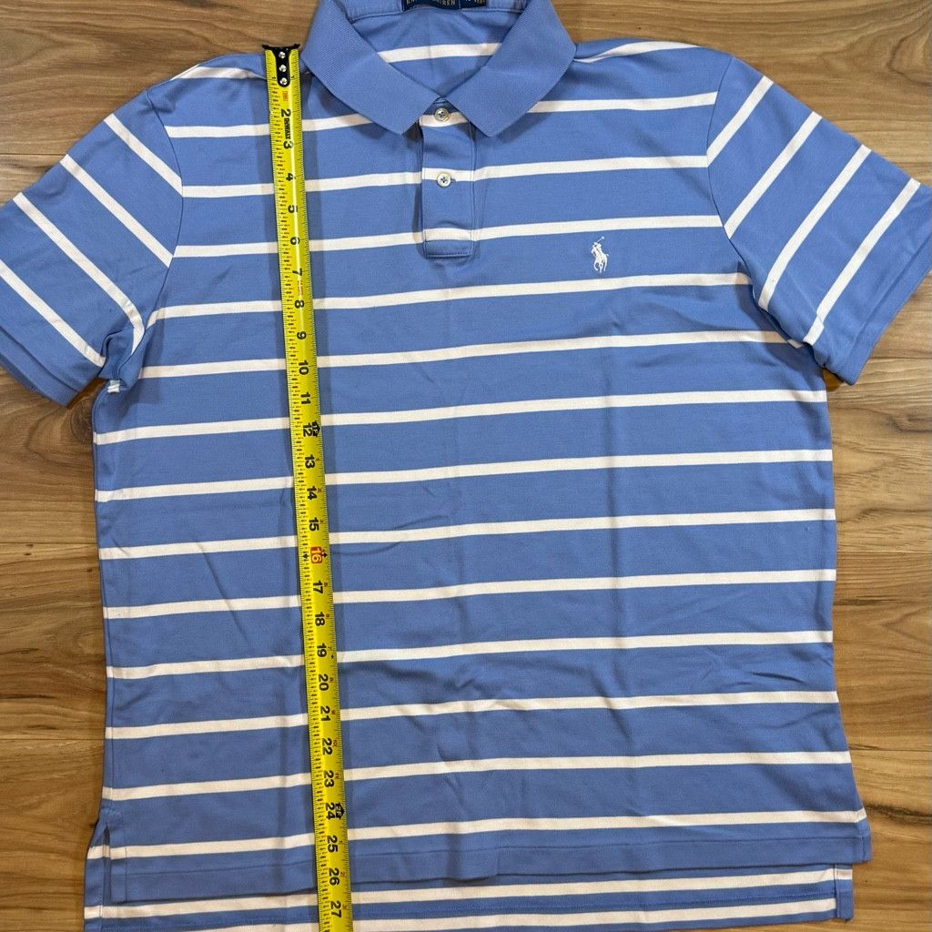 Polo Ralph Lauren Polo Ralph Lauren Men’s XL Stripe Polo Shirt Blue Size US XL / EU 56 / 4 - 6 Thumbnail