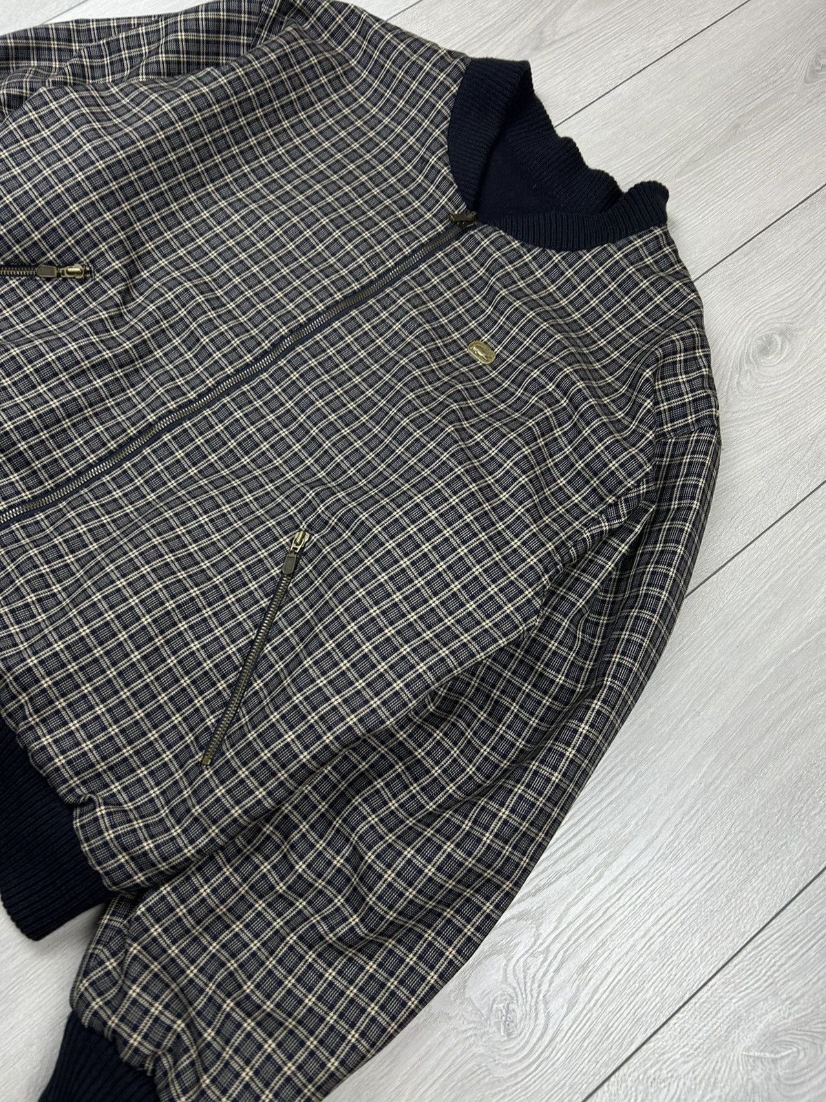 Lacoste Lacoste Vintage Checked Bomber 2 in 1 Jacket Size L - XL Size US XL / EU 56 / 4 - 2 Thumbnail