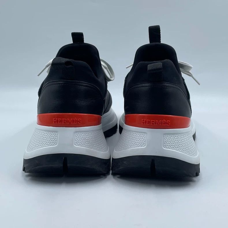 Hermes Hermes Jumping Sports Shoes in Black and White-2506 Size US 8.5 / EU 41-42 - 5 Thumbnail