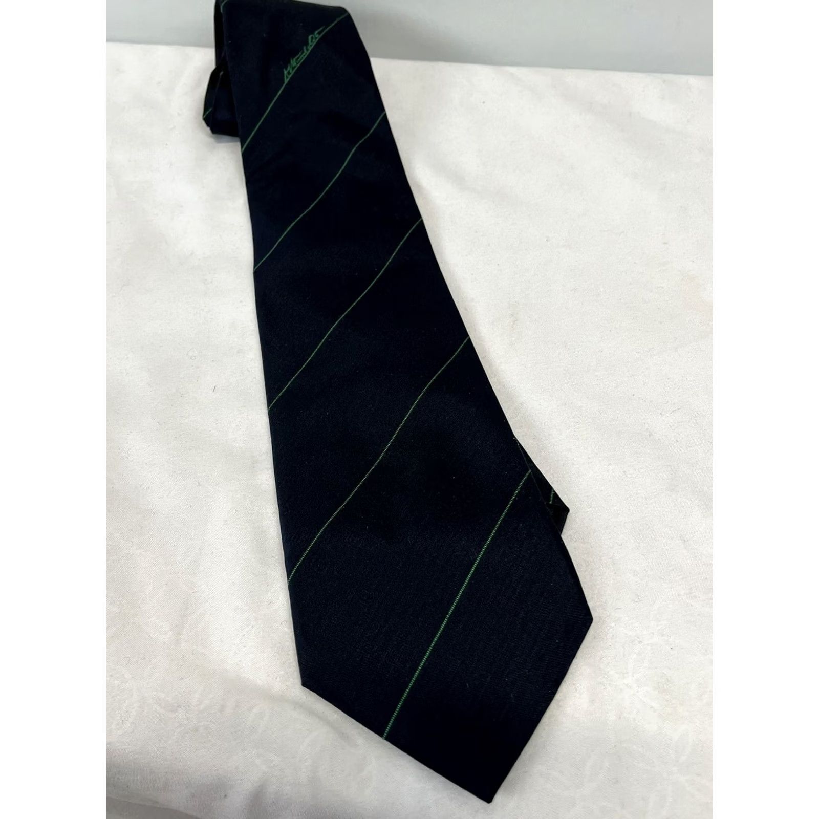 Vintage VINTAGE Alexander Von Humboldt Tie Neck Germany Striped RARE GUC Blue Mens Size ONE SIZE - 2 Thumbnail