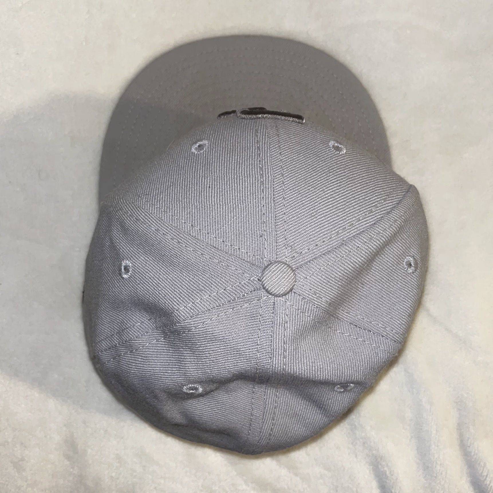 Vintage Play Cloths Baseball Cap Gray Adult Men Size 7 1/4 New Era Fitted Size ONE SIZE - 4 Thumbnail