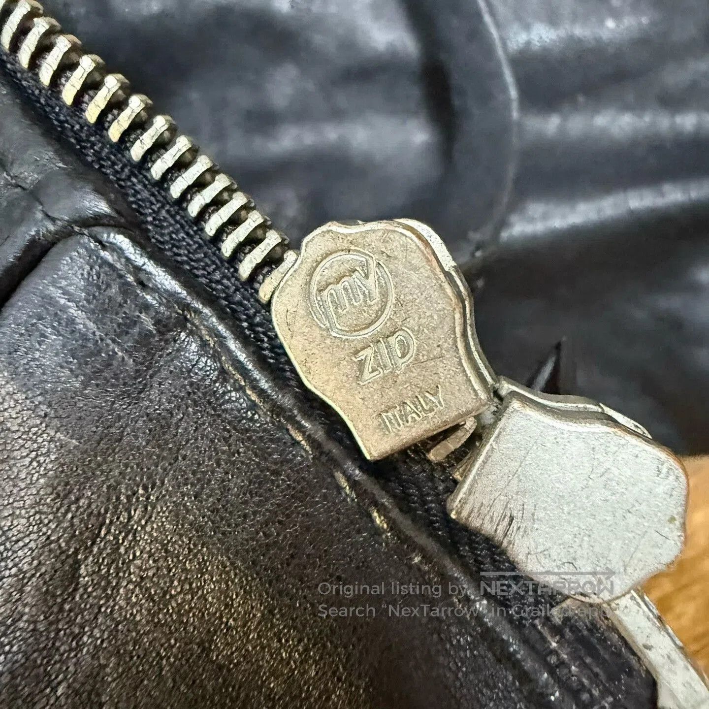 Replay Replay Men's Leather Motorcycle Jacket. Size US L / EU 52-54 / 3 - 7 Thumbnail