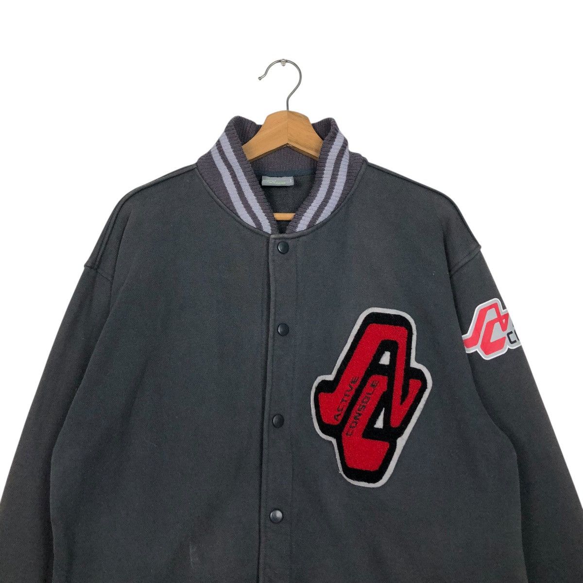 Japanese Brand 🔥VINTAGE VARSITY BOMBER JACKET ACTIVE CONSOLE ISSEY MIYAKE Size US XL / EU 56 / 4 - 5 Thumbnail