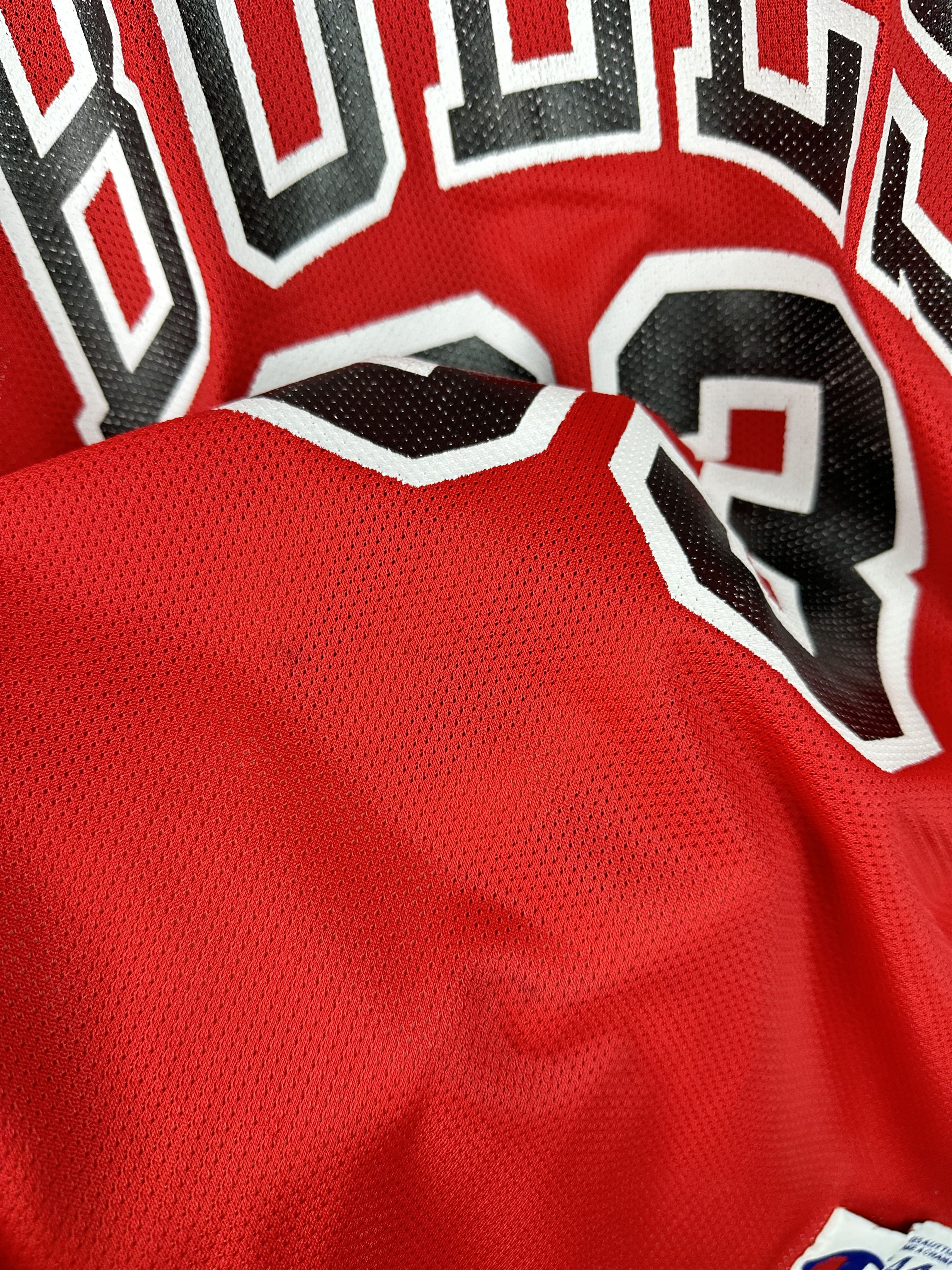 Champion × NBA × Vintage Vintage Pippen Chicago Bulls #33 Red Jersey NBA Rare Size US L / EU 52-54 / 3 - 9 Thumbnail