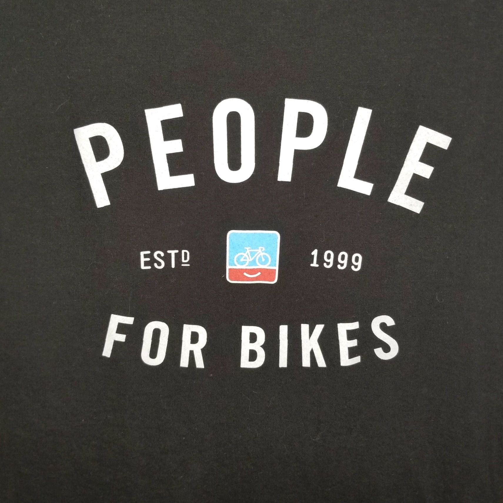 Vintage People For Bikes Shirt Women L Black Short Sleeve T-Shirt Womens Size L / US 10 / IT 46 - 2 Thumbnail
