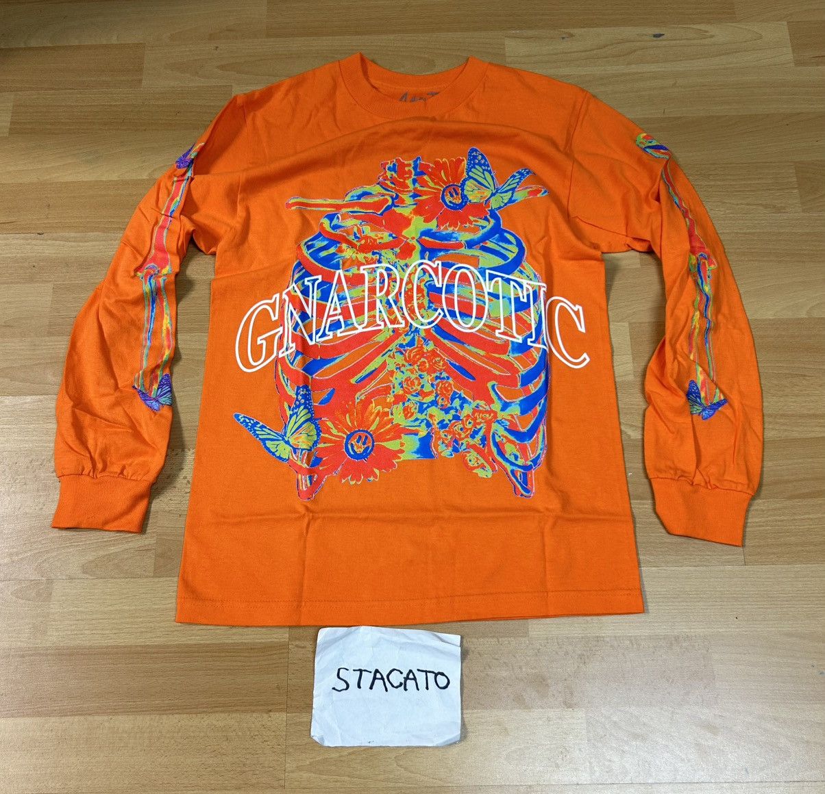 Gnarcotic × Rap Tees Gnarcotic Lil Gnar X-Ray Long Sleeve Orange Size US S / EU 44-46 / 1 - 1 Thumbnail