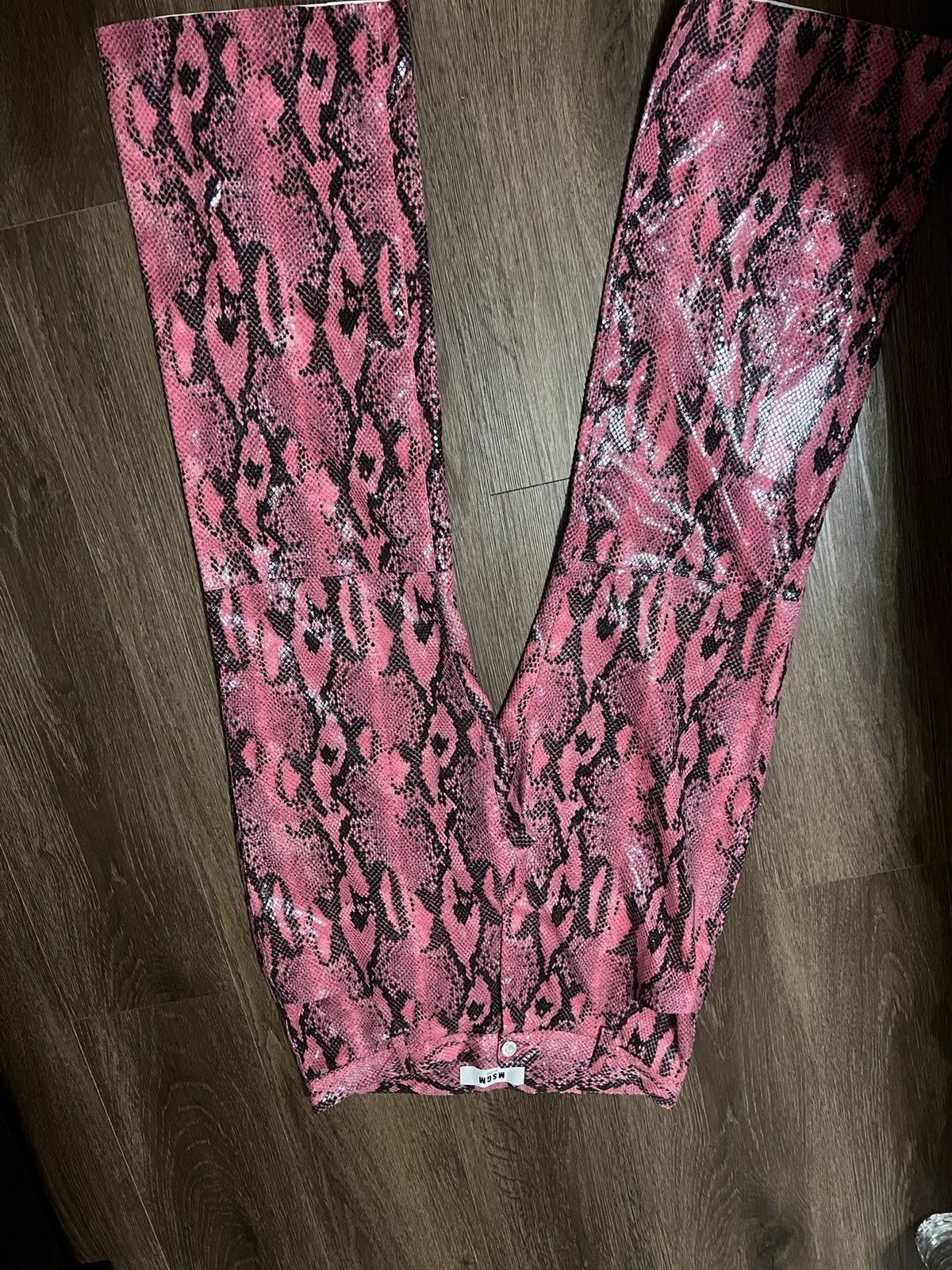 Other Pink snake print pants Size 28" / US 6 / IT 42 - 1 Thumbnail