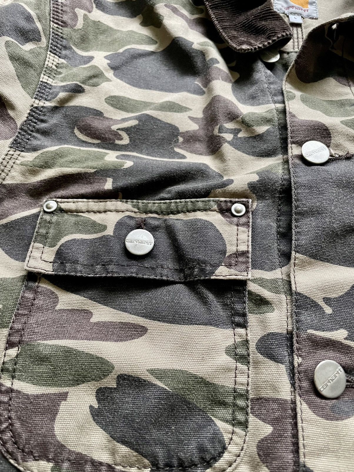 Carhartt Wip Carhartt WIP camo michigan chore jacket -Size L(Japan Stock) Size US L / EU 52-54 / 3 - 7 Thumbnail