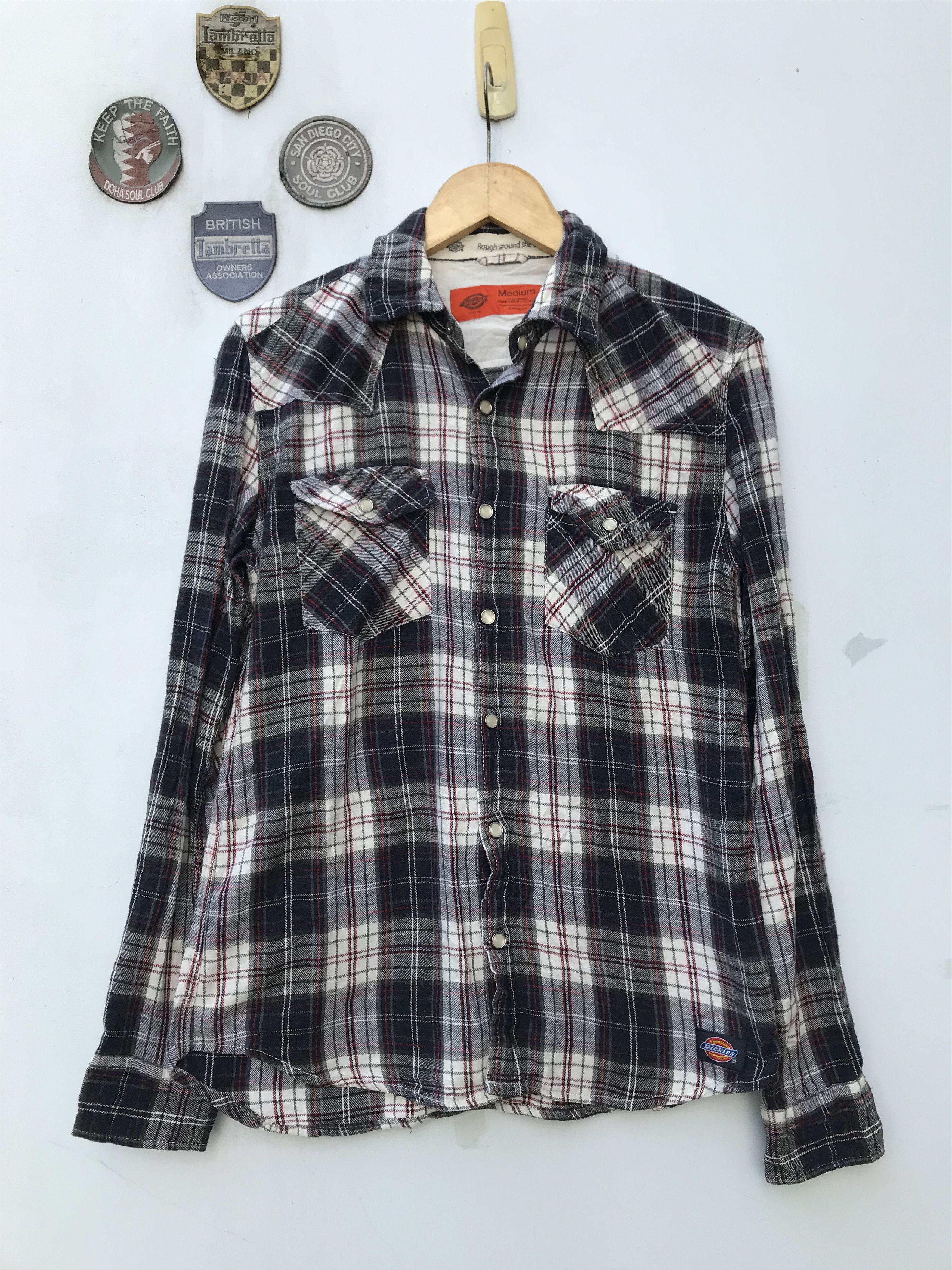 Dickies Vintage Dickies Japan Rugged sartorial Flannel Long Sleeves Size US M / EU 48-50 / 2 - 11 Thumbnail