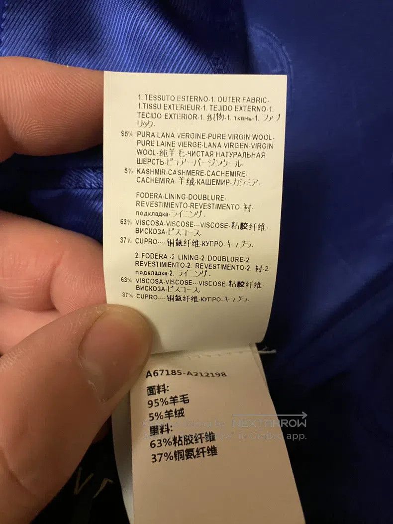 Versace Versace Violet blue coat Size US XL / EU 56 / 4 - 9 Thumbnail
