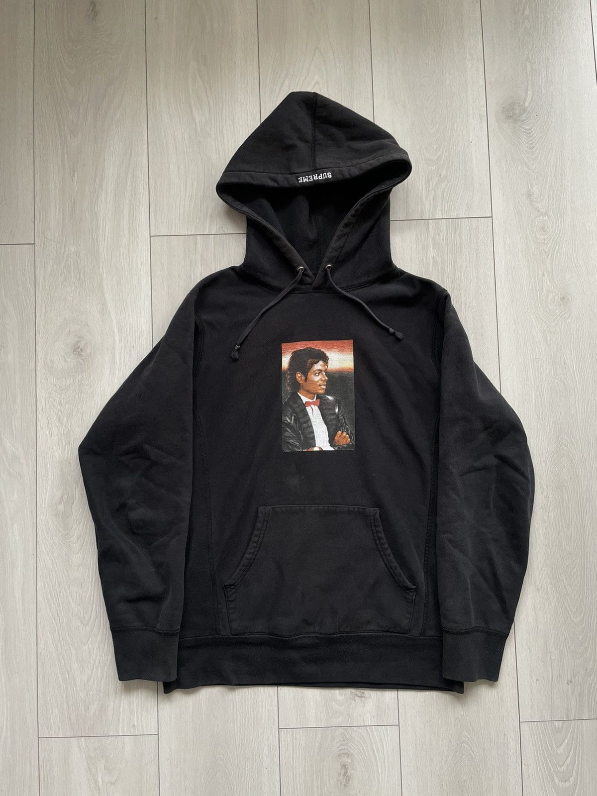Pre-owned Supreme Michael Jackson Hoodie Ss16 In Black