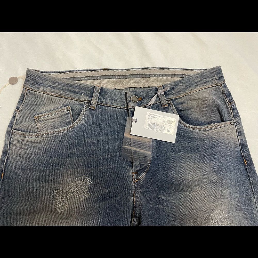 Other NWT New Heavy Project Jeans Denim Blue Size 35 Size US 35 - 8 Thumbnail