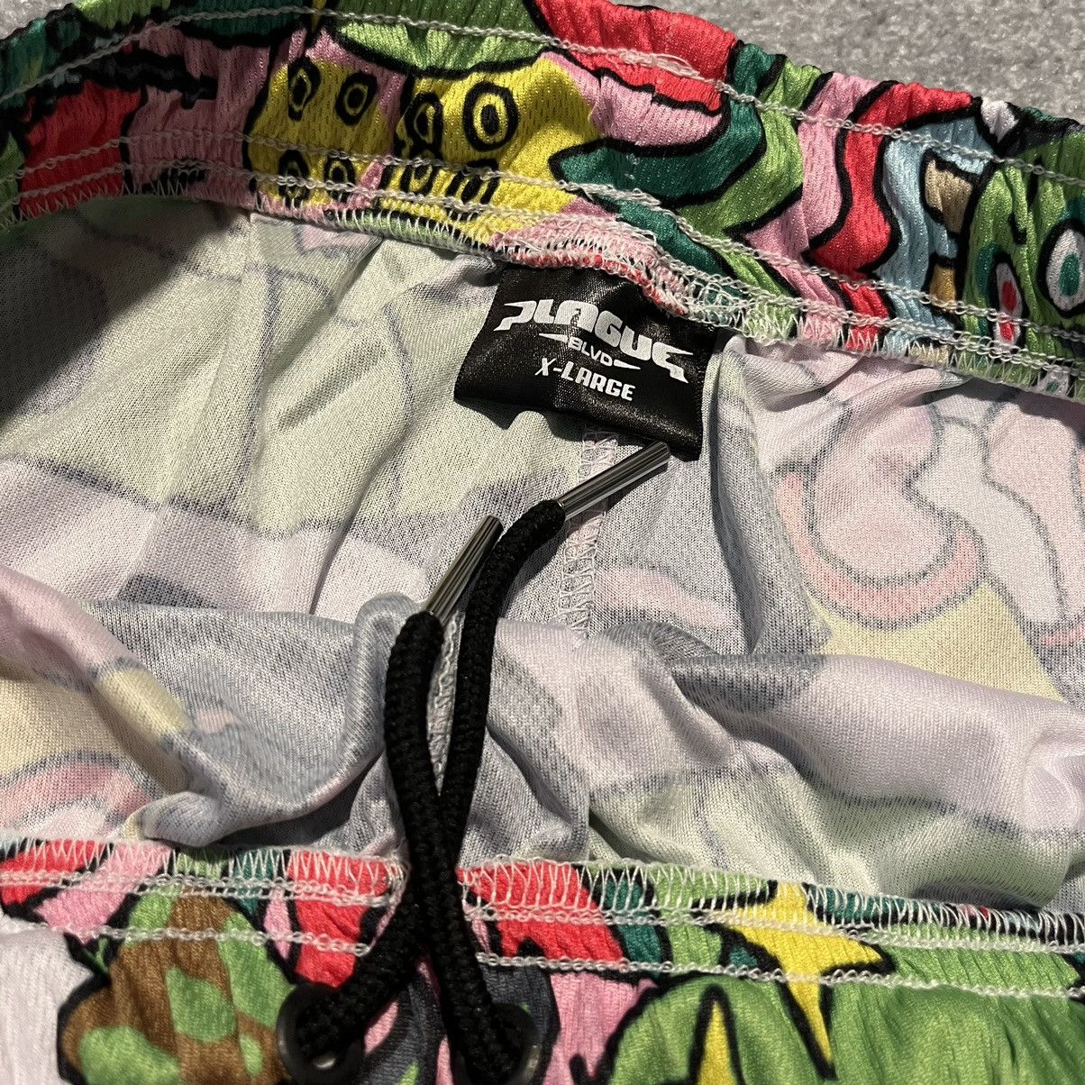 Plague Boulevard Plague Blvd Spider Gang Lil Darkie Chaos Mesh Shorts V1 XL Size US 34 / EU 50 - 3 Thumbnail