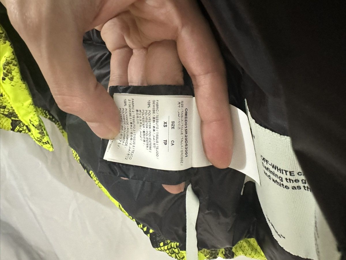 Off-White Off white snakeskin jacket Size US XS / EU 42 / 0 - 18 Thumbnail