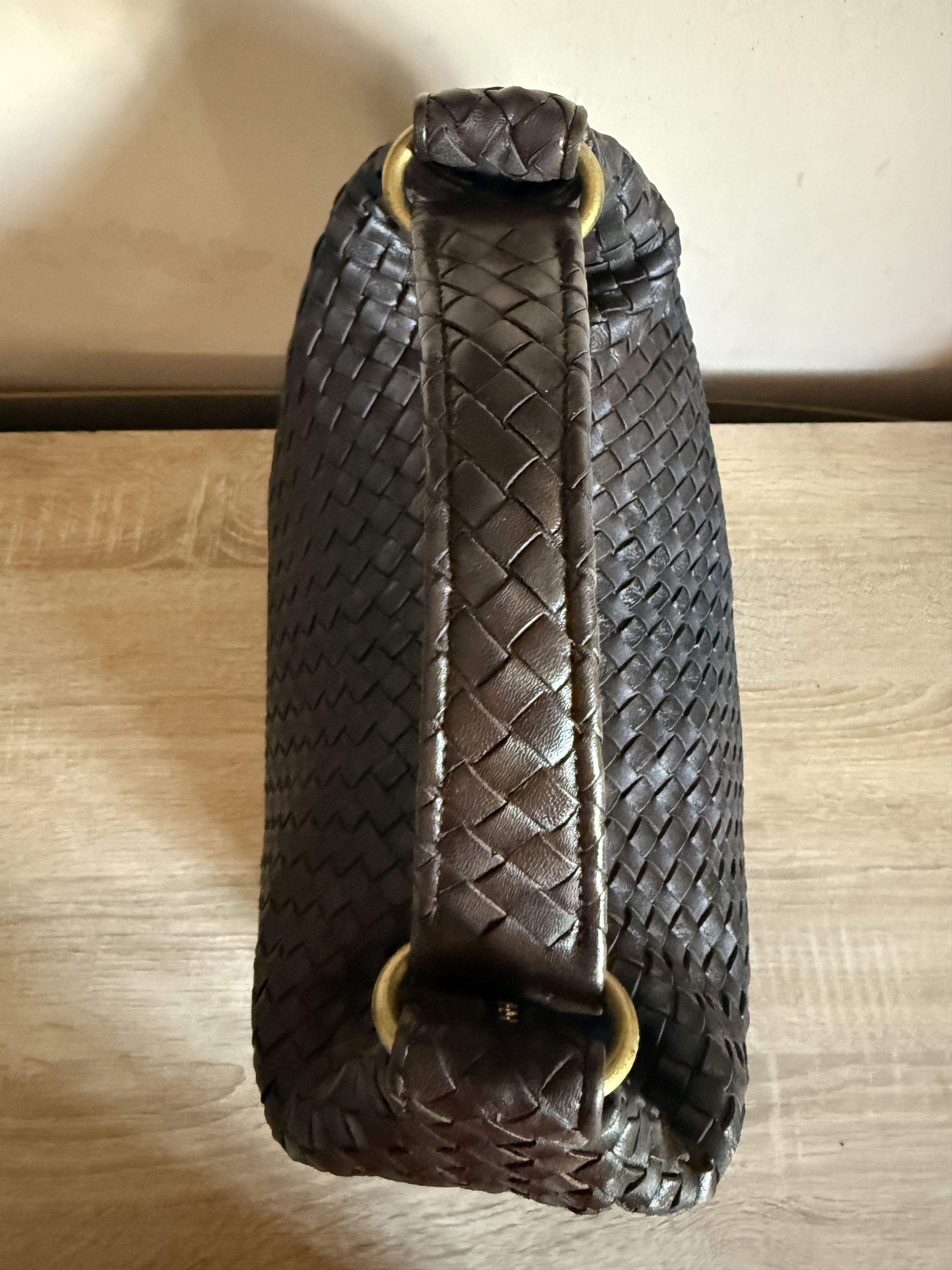 Bottega Veneta Bottega Veneta Intrecciato Hobo Bag Brown Leather luxury Size ONE SIZE - 8 Thumbnail