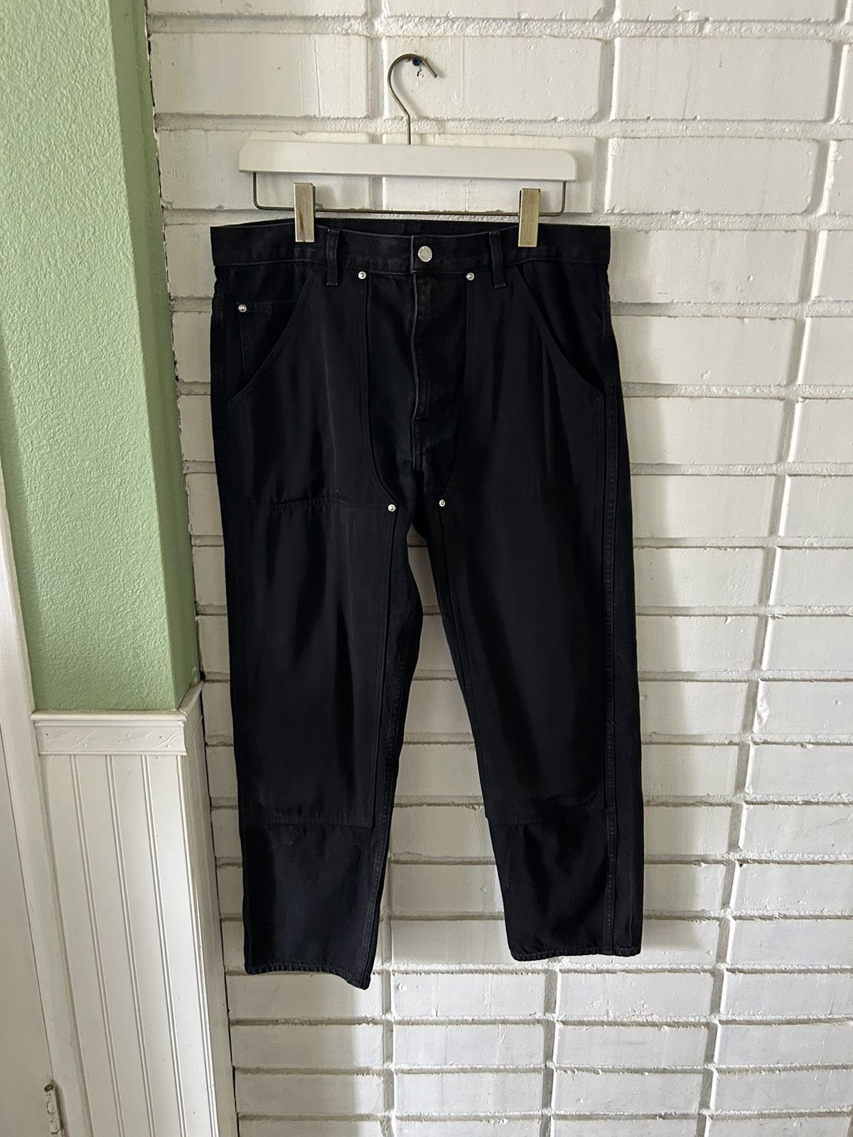 Helmut Lang Helmut Lang Black Utility Denim (sz34) Size US 34 / EU 50 - 1 Thumbnail