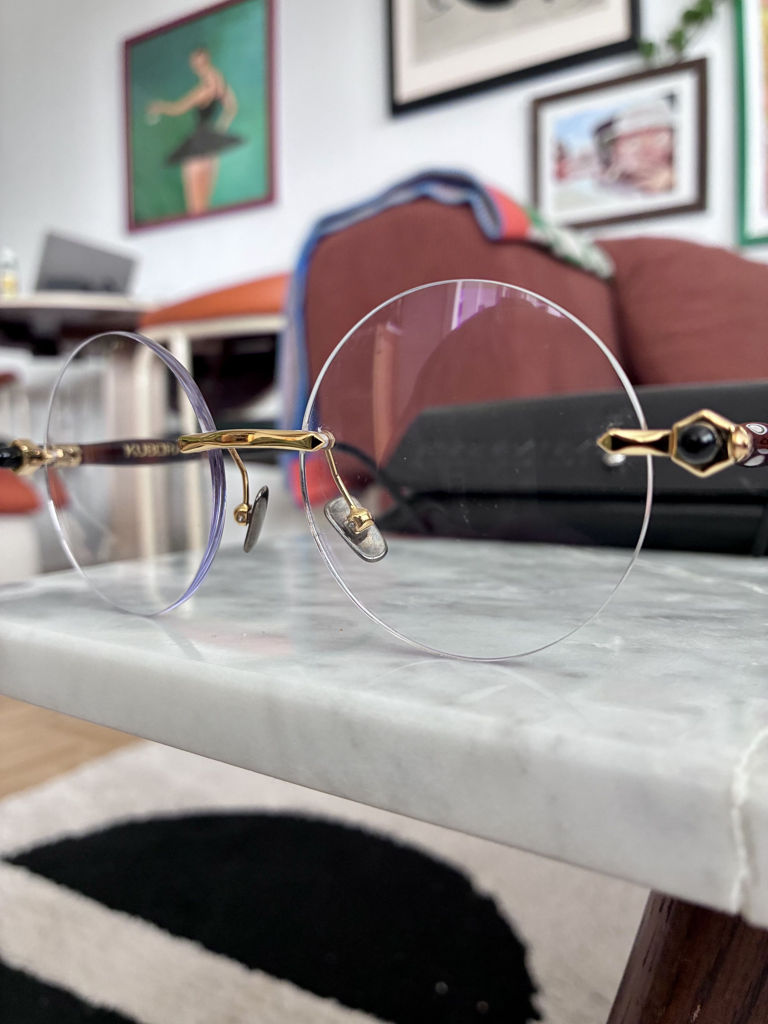Kuboraum Maske P50 Rimless Round Glasses