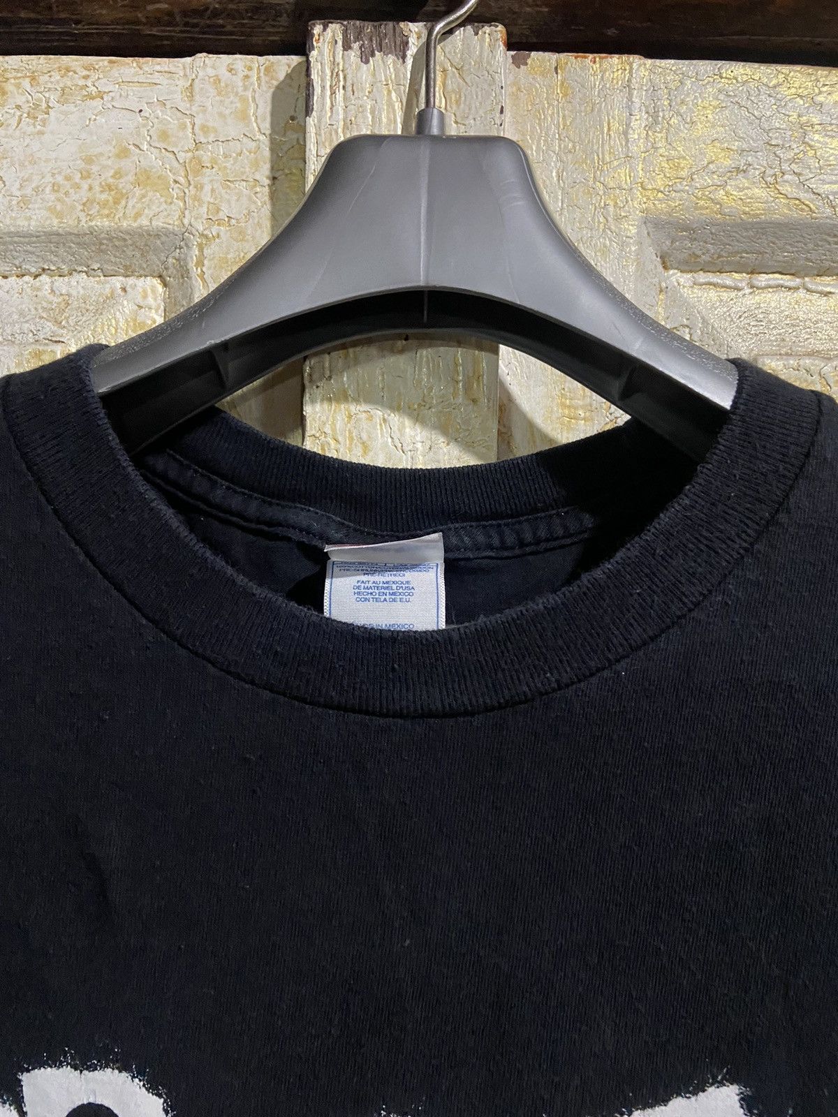 Vintage Vintage Pyscho stay back 50 feet black t-shirt L Size US L / EU 52-54 / 3 - 3 Thumbnail