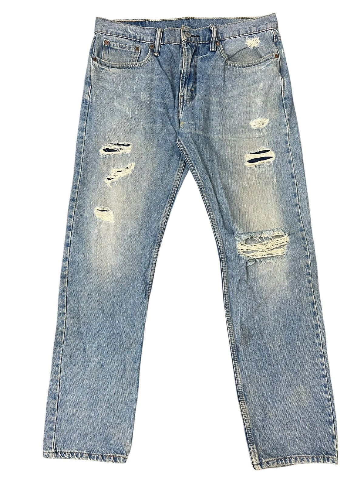 Levi's Vintage Levi’s 502 Distressed Jeans Size US 33 - 1 Thumbnail