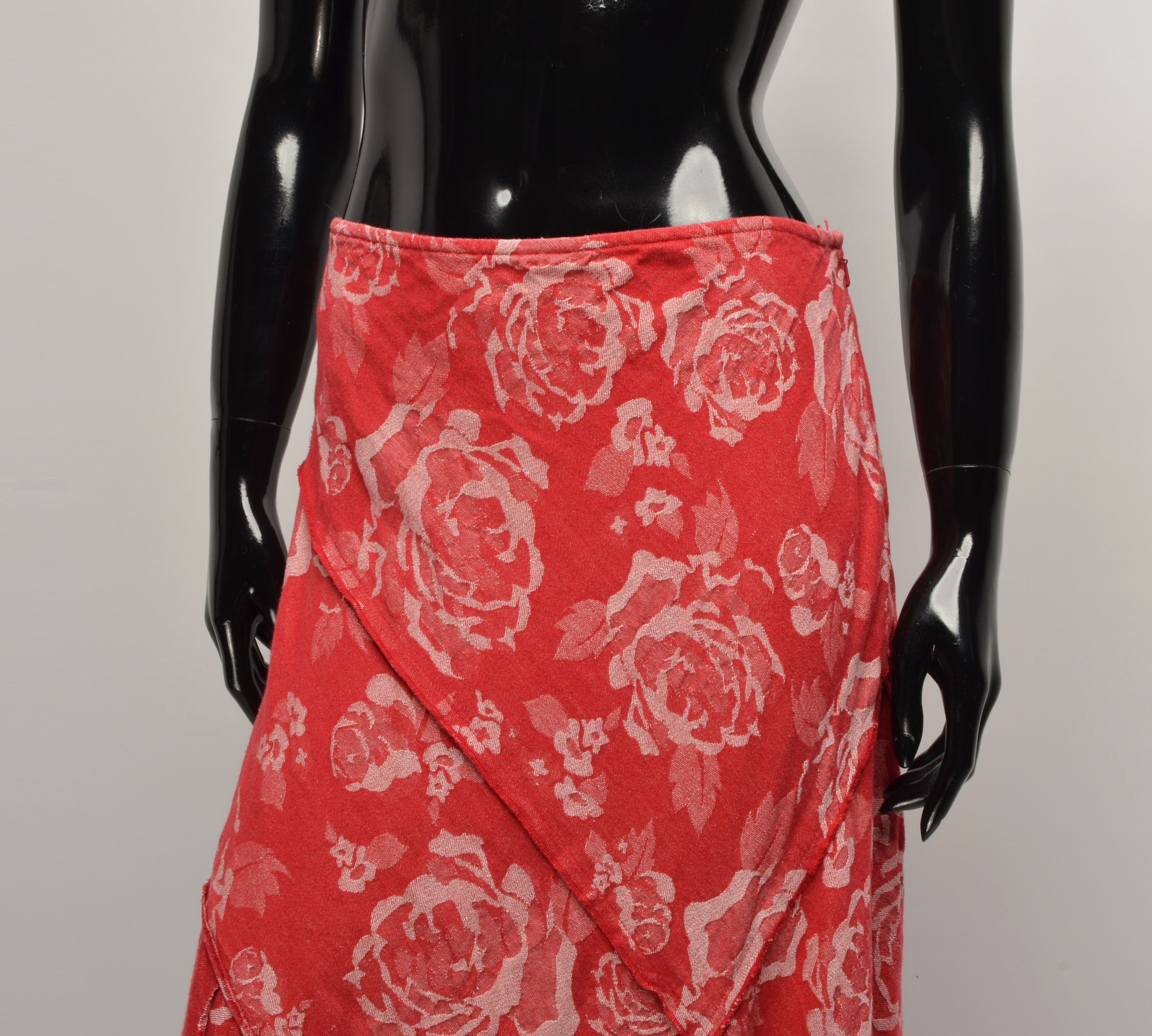 Vintage Vintage Per Una Y2K Fairy Floral Mermaid Skirt Size 29" - 3 Thumbnail