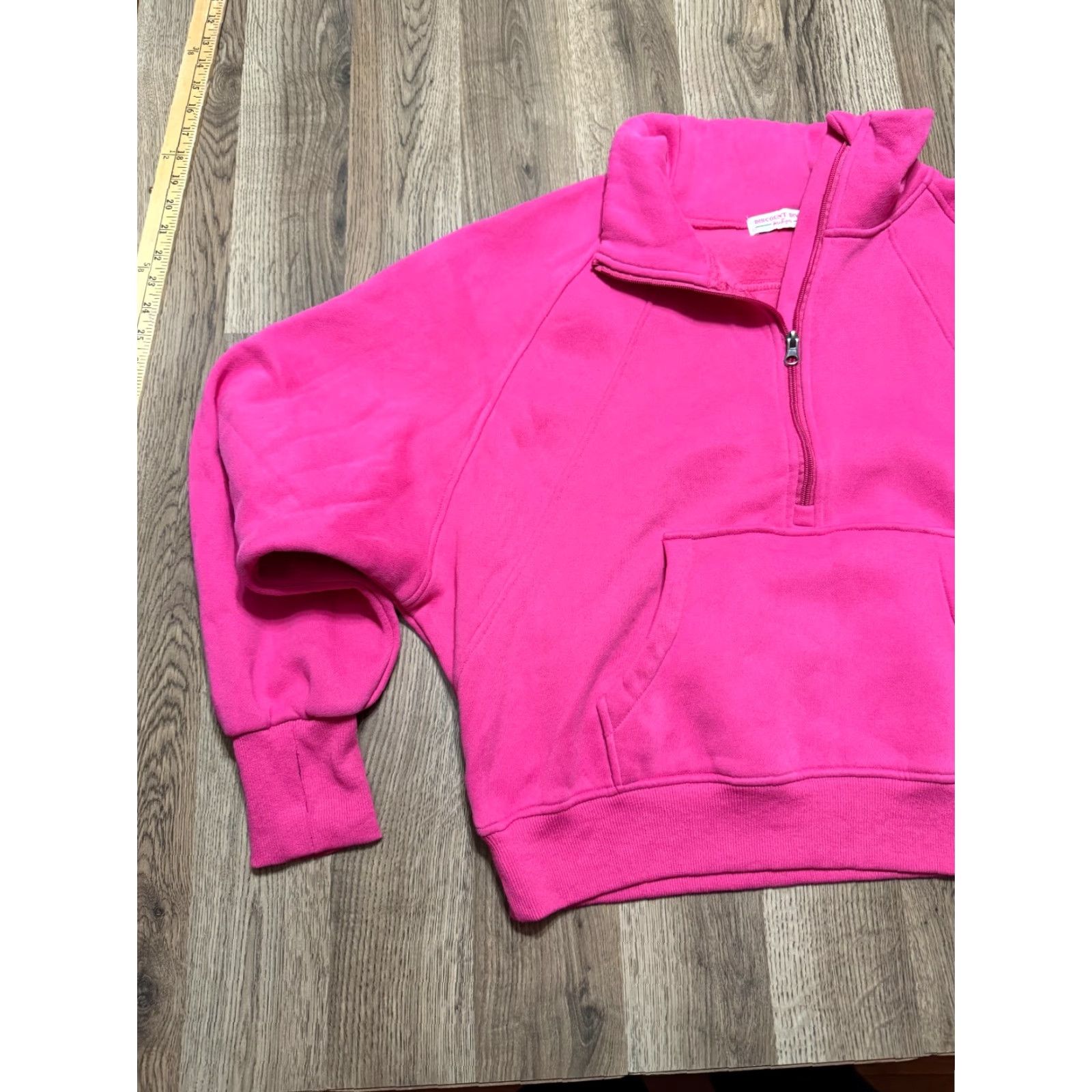 Vintage Discount Divas Sweater Half Zip Pullover Women's Size 1XL Pink Knit Casual Pullover Winter Womens Size XL / US 12-14 / IT 48-50 - 3 Thumbnail