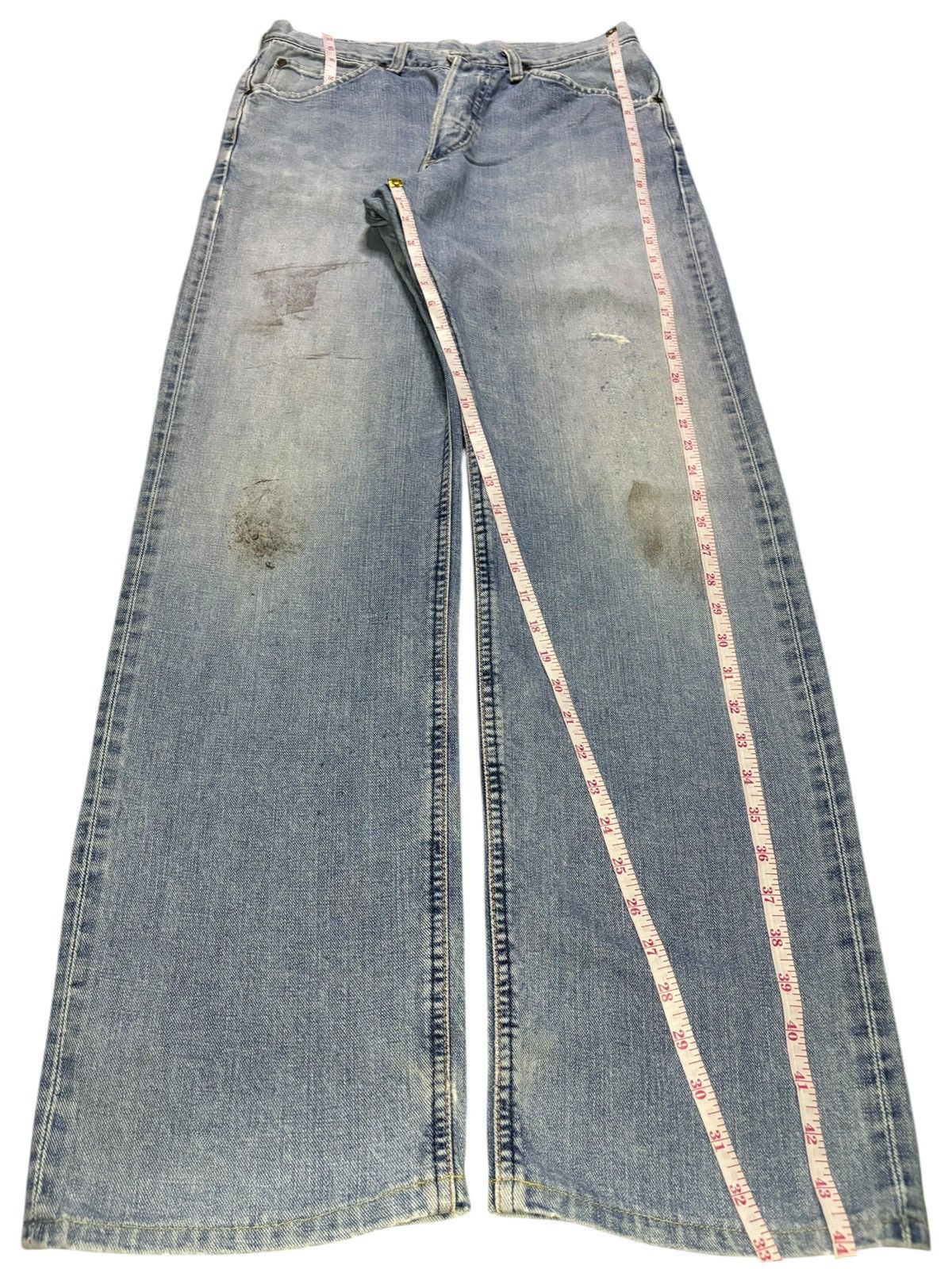 Lee Vintage Lee Selvedge Sanforized Baggy Jeans Size US 31 - 15 Thumbnail