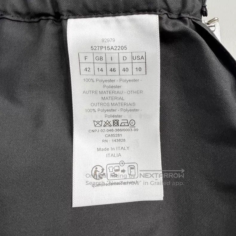 Dior Dior Black nylon hooded belt skirt pants Size 27" / US 4 / IT 40 - 6 Thumbnail
