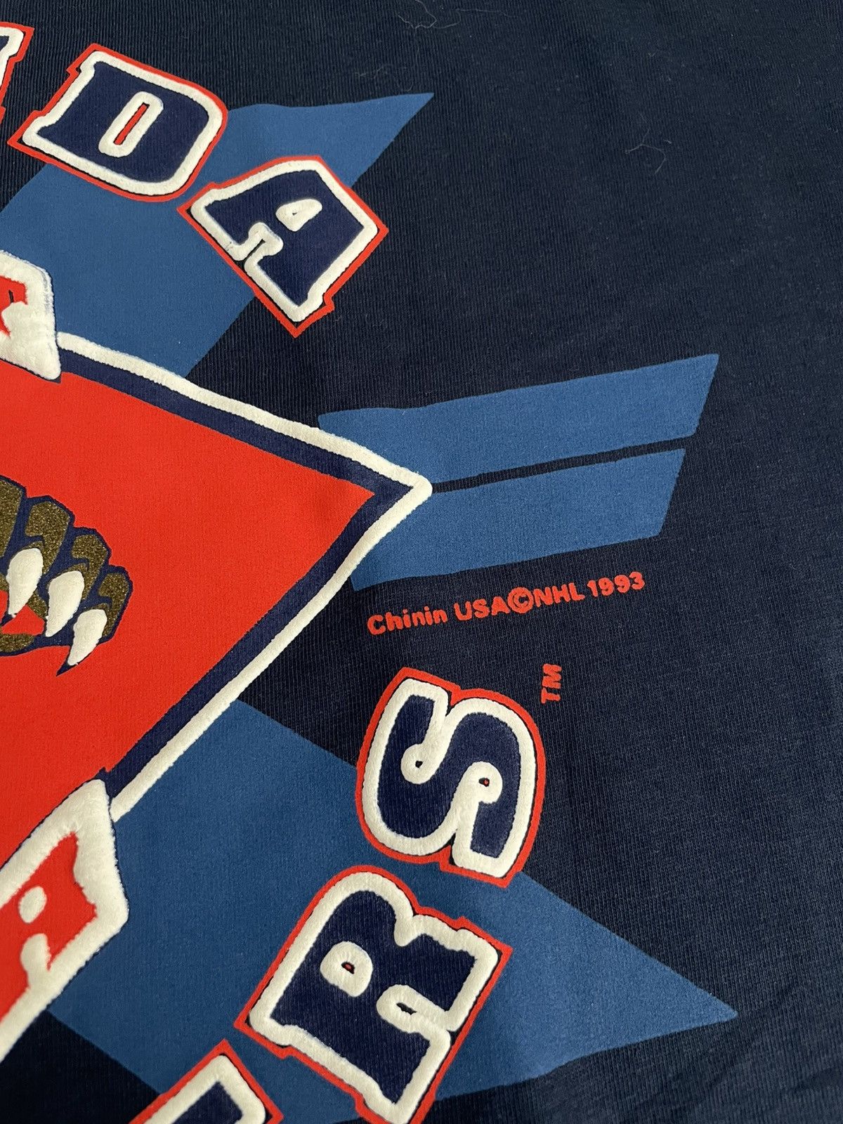 NHL × Vintage Vintage 1993 NHL Florida Panthers Workout Wear Chinin Hockey Size US L / EU 52-54 / 3 - 6 Thumbnail