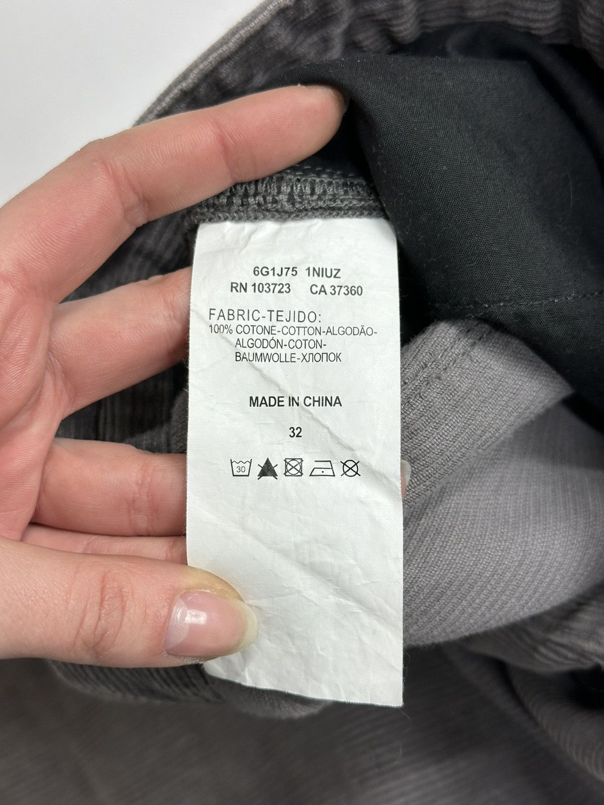 Armani Vintage Armani Jeans Velvet Pants Cargo Diesel Opium Japan Size US 32 / EU 48 - 7 Thumbnail