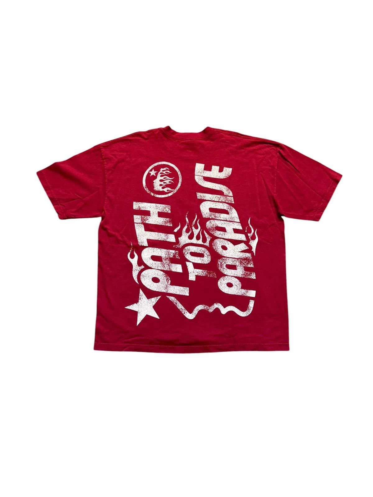 HELLSTAR DARK RED PATH TO PARADISE TEE Size US XXL / EU 58 / 5 - 2 Thumbnail