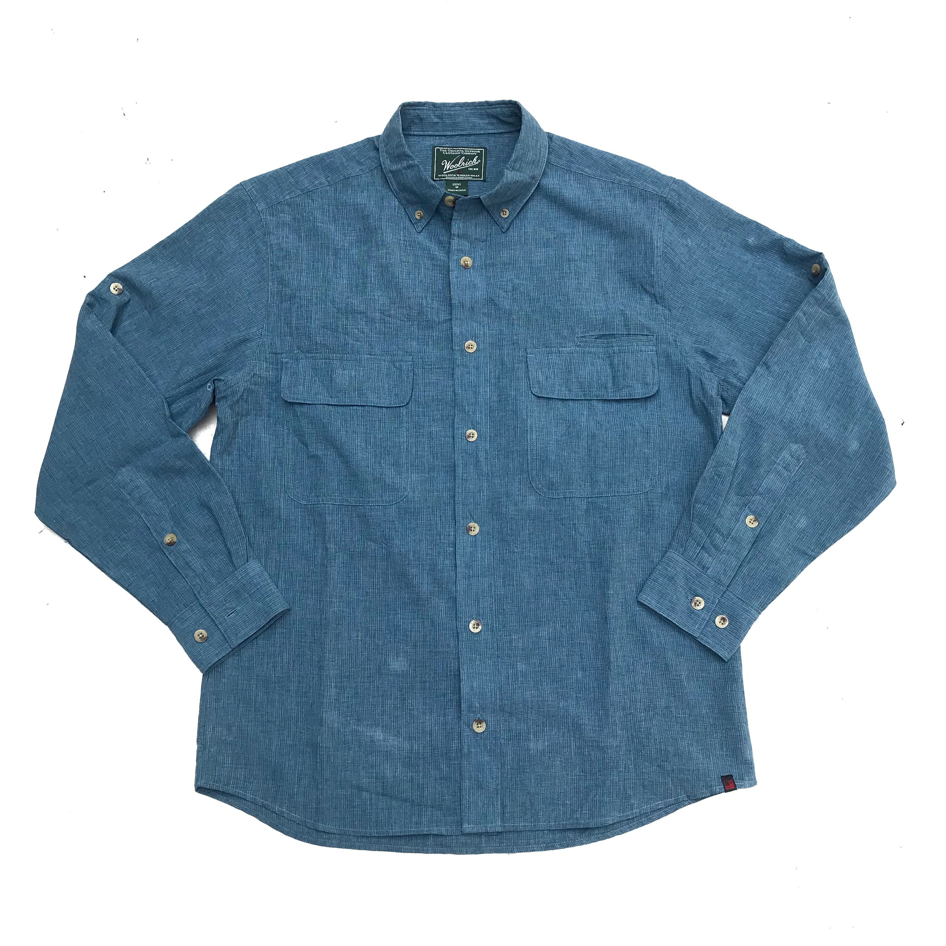 Woolrich Woolen Mills Woolrich Cpo Officer Military Navy corduroy shirt Woolrich Size US L / EU 52-54 / 3 - 1 Thumbnail