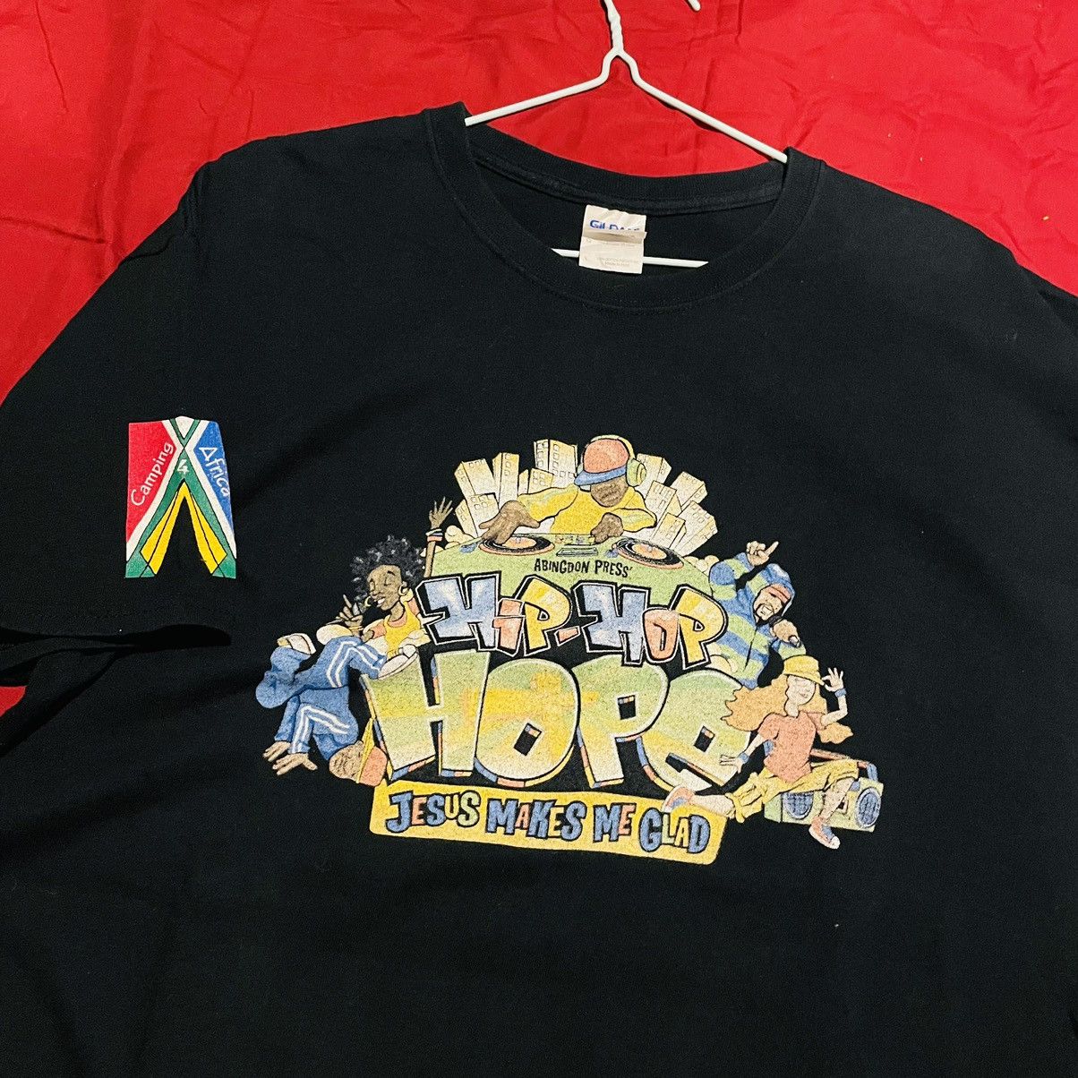 Vintage Y2K Hip-Hop Camping Teee Size US M / EU 48-50 / 2 - 3 Thumbnail