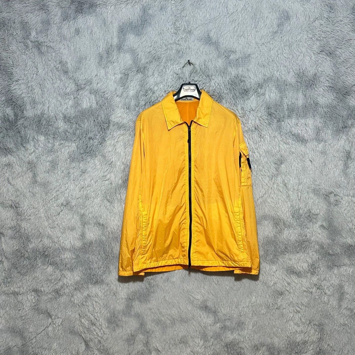 Stone Island Stone Island Yellow Jacket Outerwear Size US XL / EU 56 / 4 - 1 Thumbnail