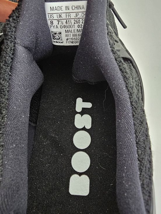 Adidas Adidas Ultraboost 4.0 DNA Core Running Sneaker Black White Size US 8 / EU 41 - 8 Thumbnail