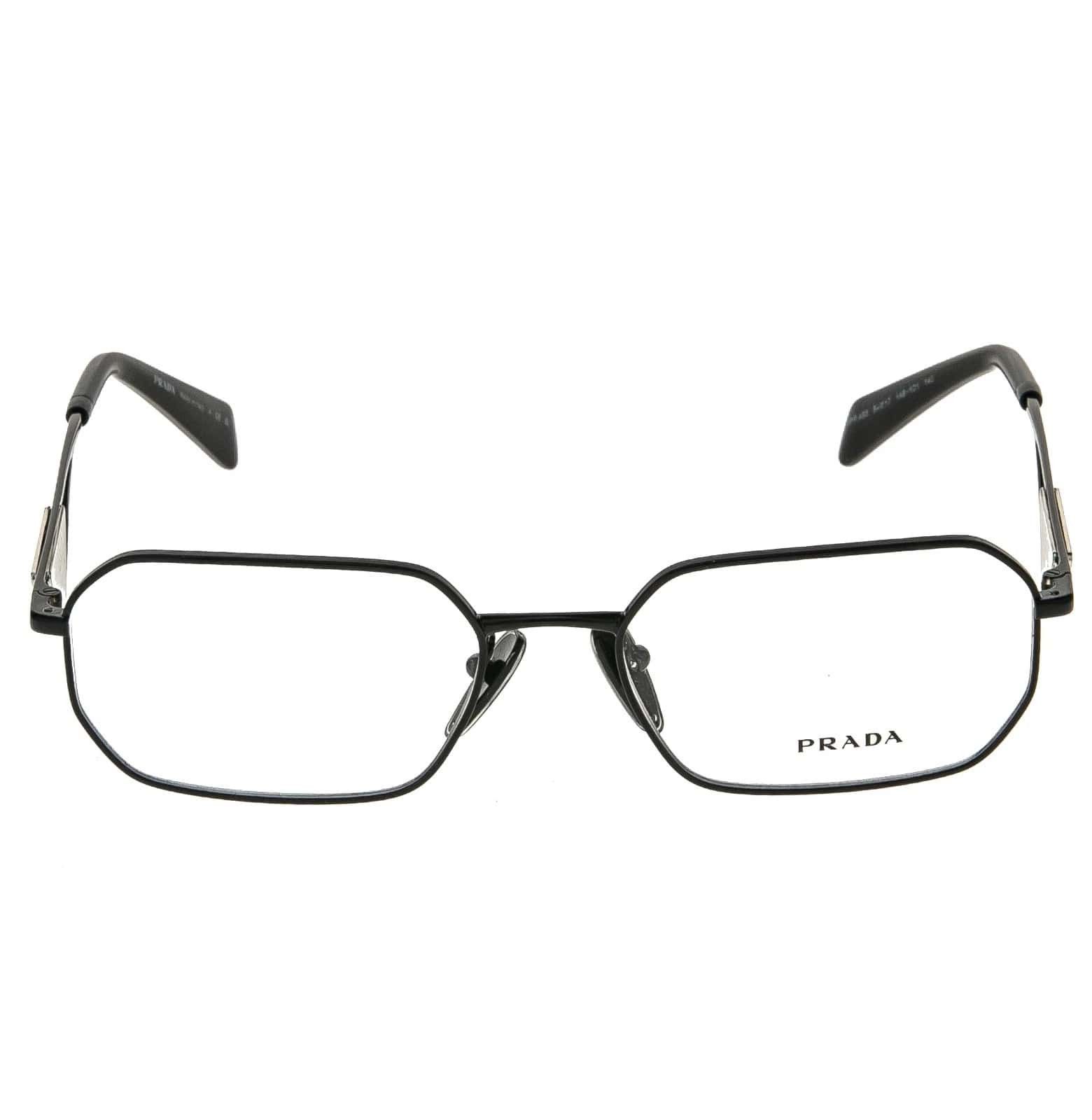 Prada PRADA TAMPO PRA53V Black Triangle Logo Metal Eyeglasses A53 Size ONE SIZE - 6 Thumbnail